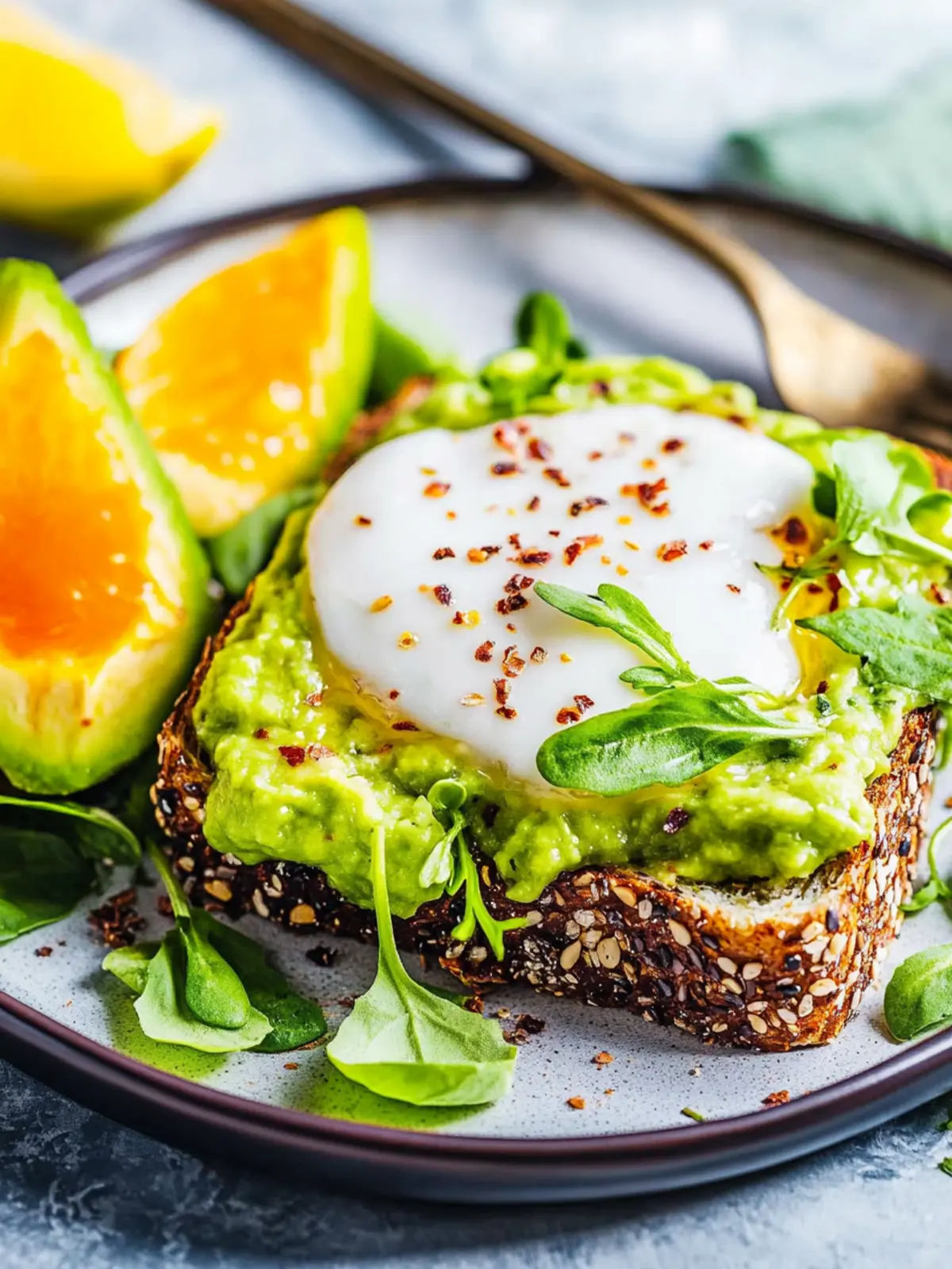 Avocado-Brot mit pochiertem Ei in 15 Minuten 5 Avocado-Brot mit pochiertem Ei