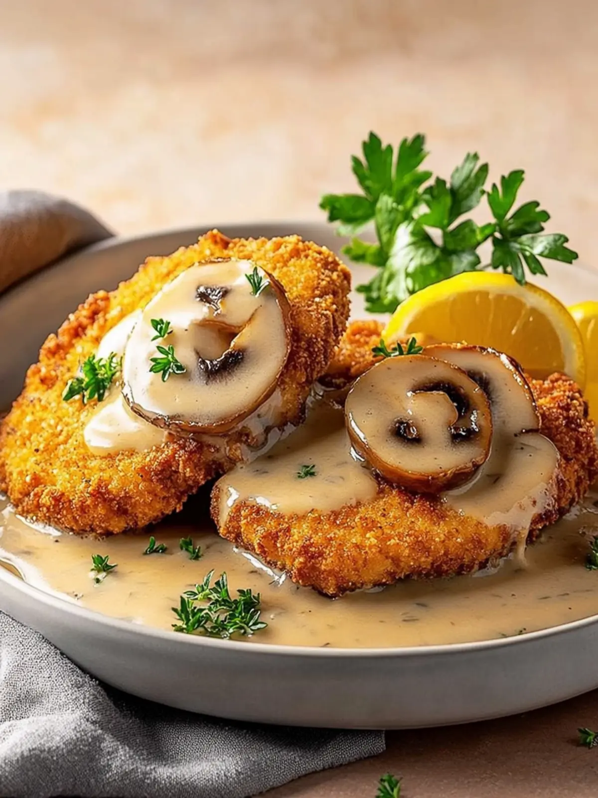 Zartes Rahm-Schnitzel mit knuspriger Panade 3 Zartes Rahm-Schnitzel