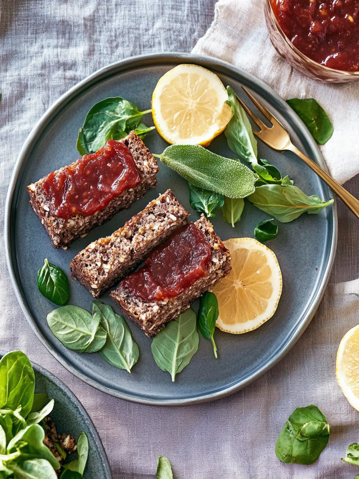 Veganer Nussbraten mit süßer Pflaumenglasur 3 Veganer Nussbraten