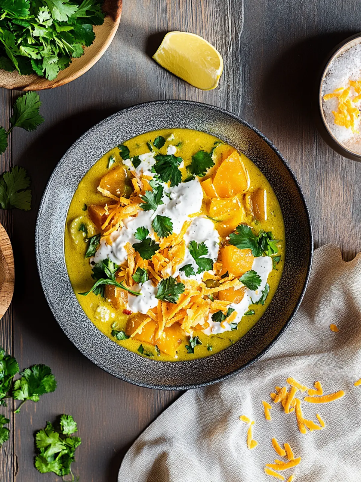 Brokkolisuppe mit Cheddar für jeden Abend 4 Brokkolisuppe mit Cheddar
