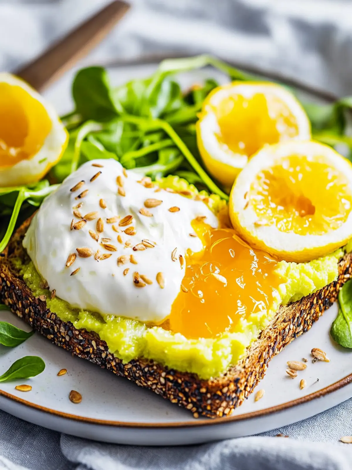 Avocado-Brot mit pochiertem Ei in 15 Minuten 4 Avocado-Brot mit pochiertem Ei