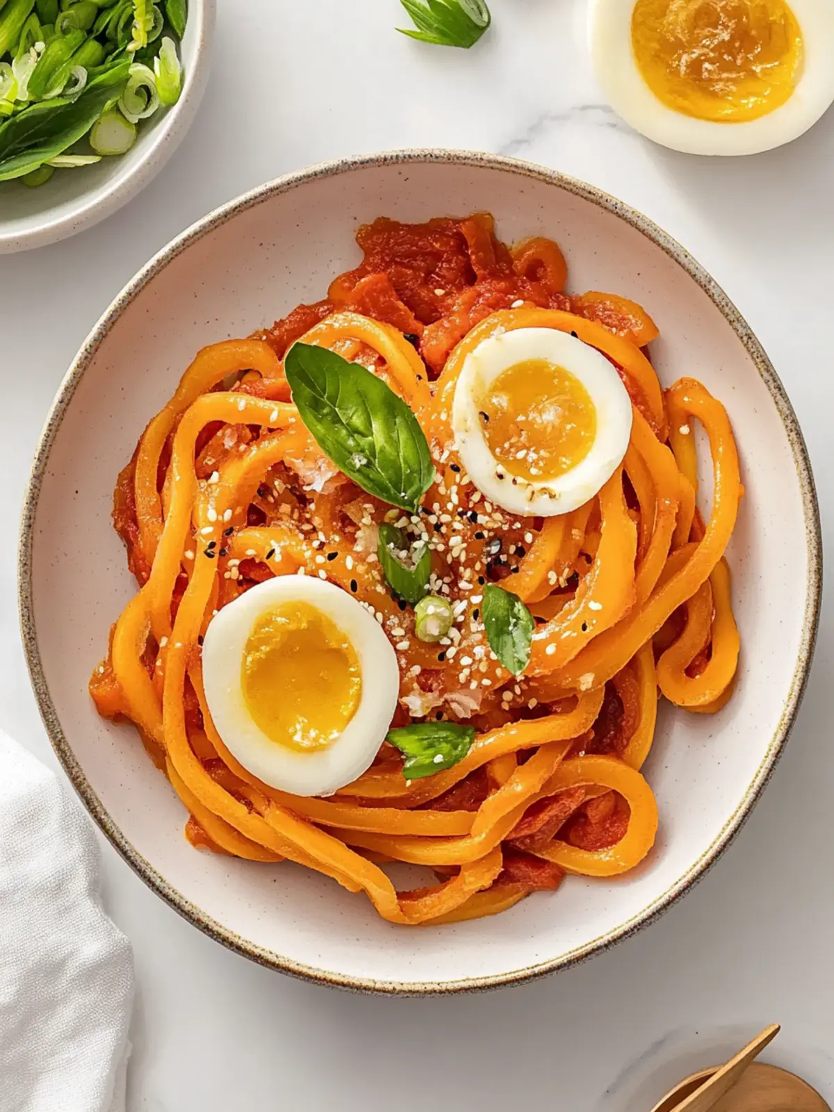 Cremiges Kimchi-Udon mit Speck für eiligen Genuss 2 Cremiges Kimchi-Udon