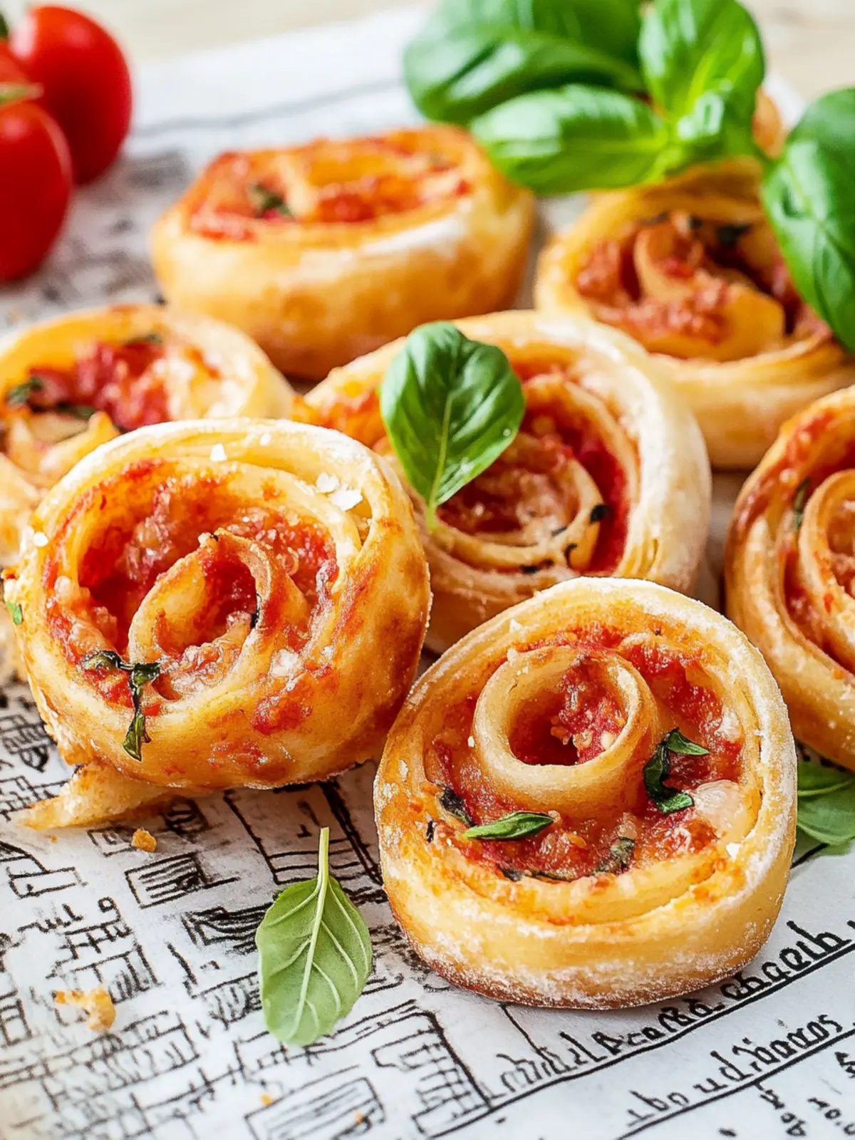 Köstliche Vegetarische Pizzaschnecken für jeden Anlass 2 Vegetarische Pizzaschnecken