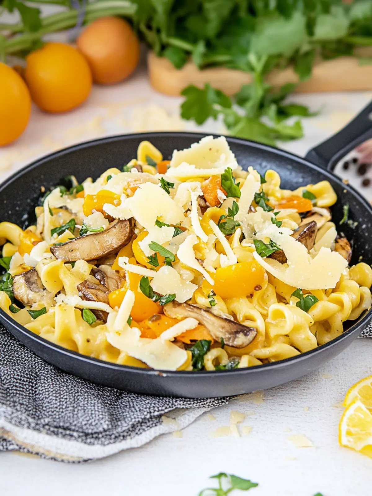 Vegetarische Spätzlepfanne mit buntem Gemüse 5 Vegetarische Spätzlepfanne