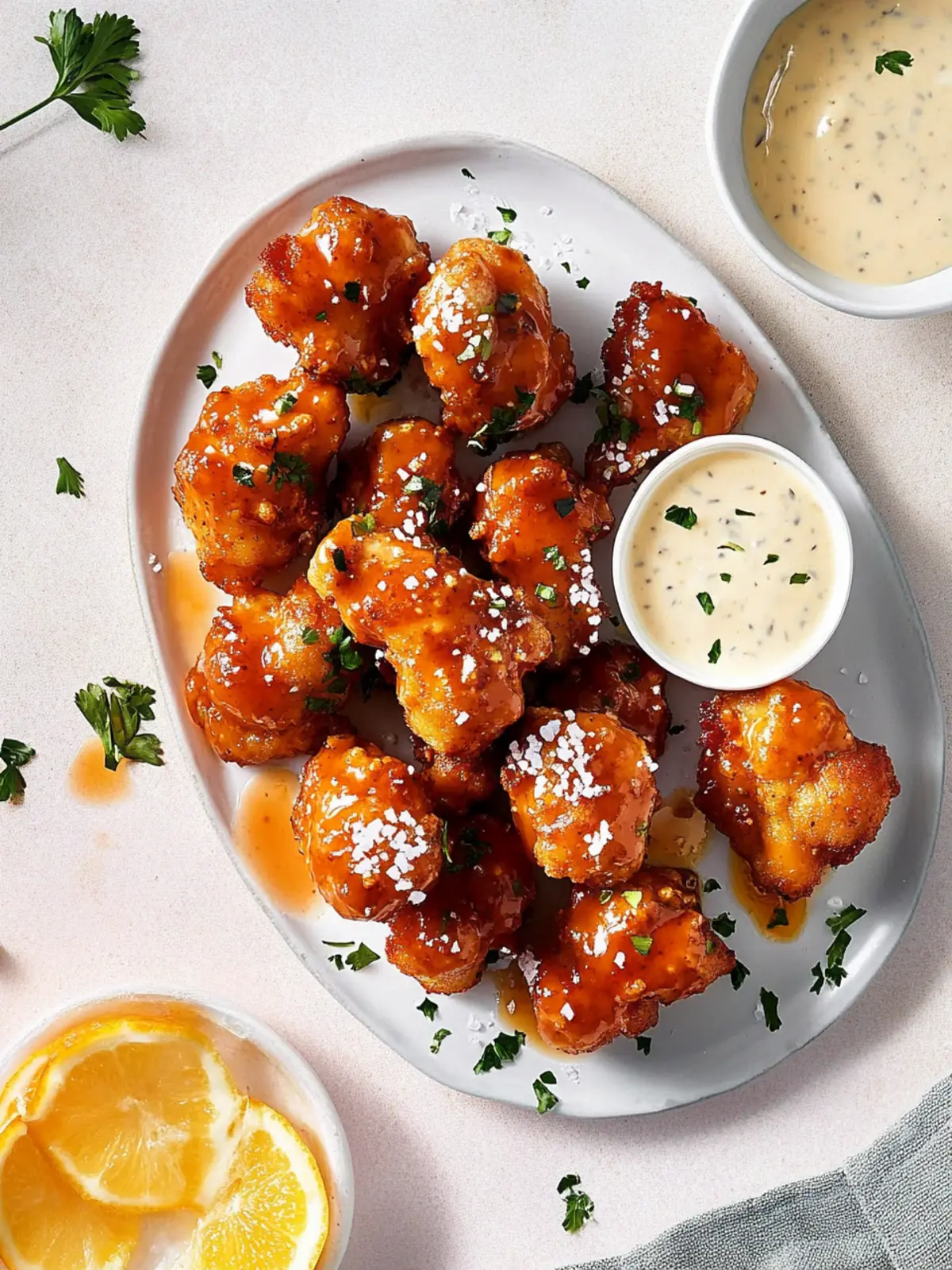 Buffalo-Blumenkohl Heißluftfritteuse im Handumdrehen 2 Buffalo-Blumenkohl Heißluftfritteuse