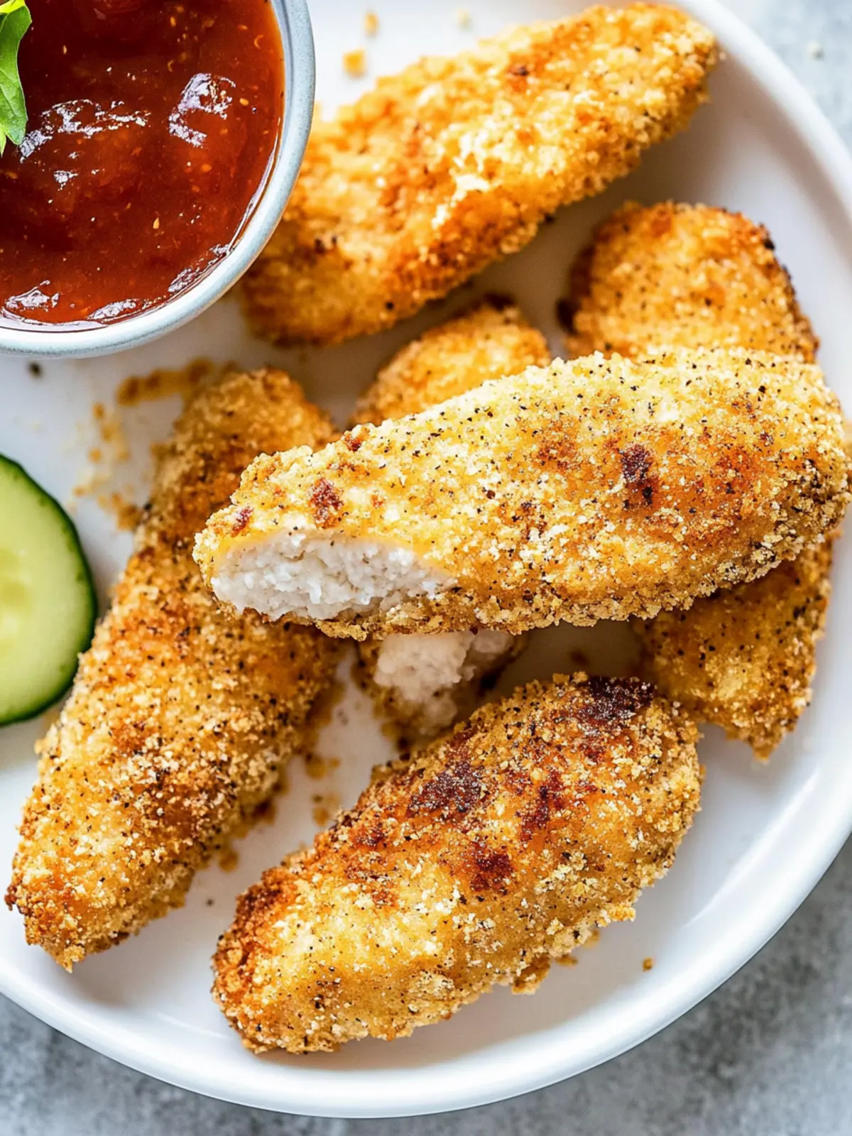 Saftige Luftfritteuse Hähnchenstreifen in 25 Minuten 3 Luftfritteuse Hähnchenstreifen