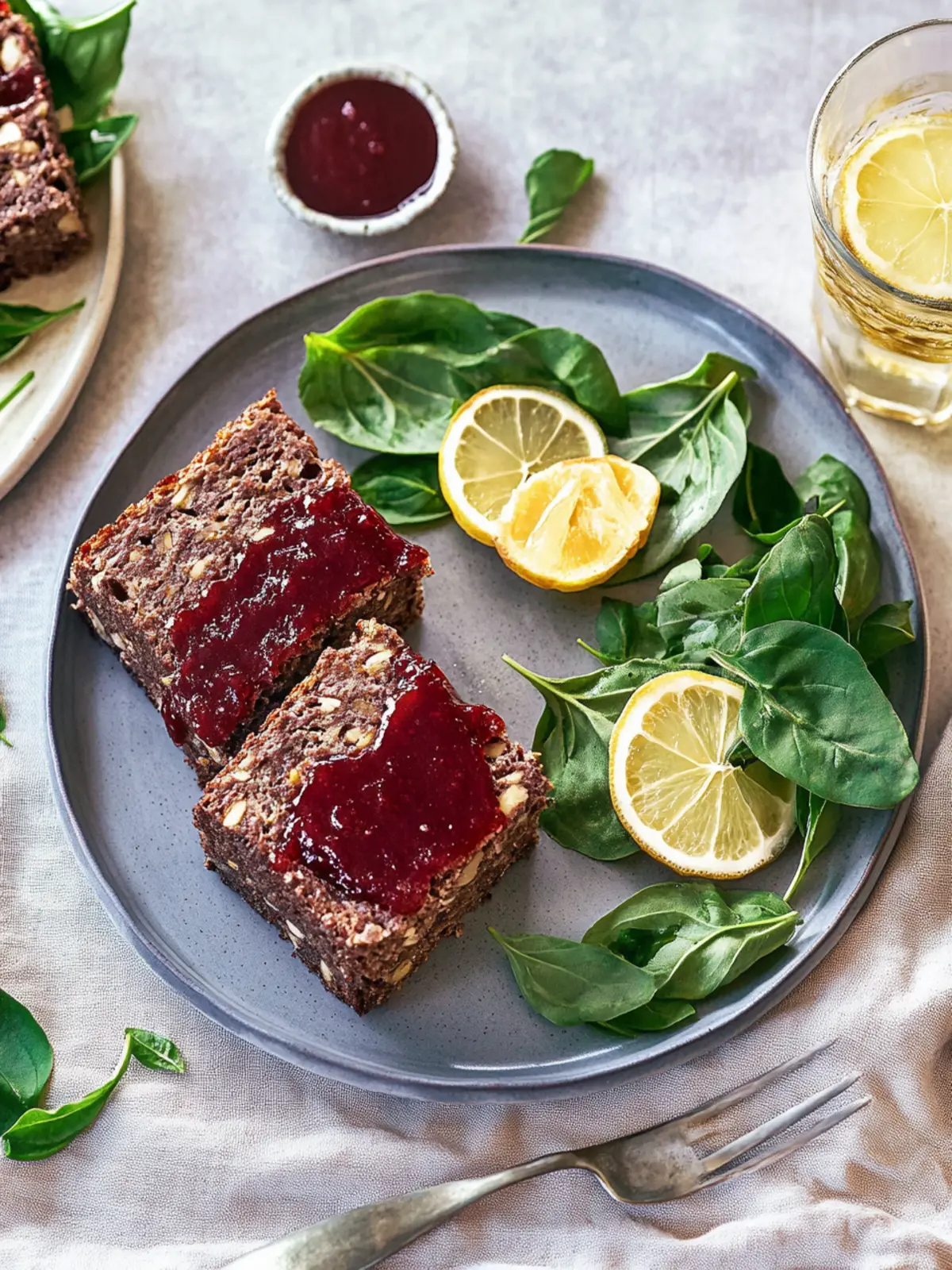 Veganer Nussbraten mit süßer Pflaumenglasur 4 Veganer Nussbraten