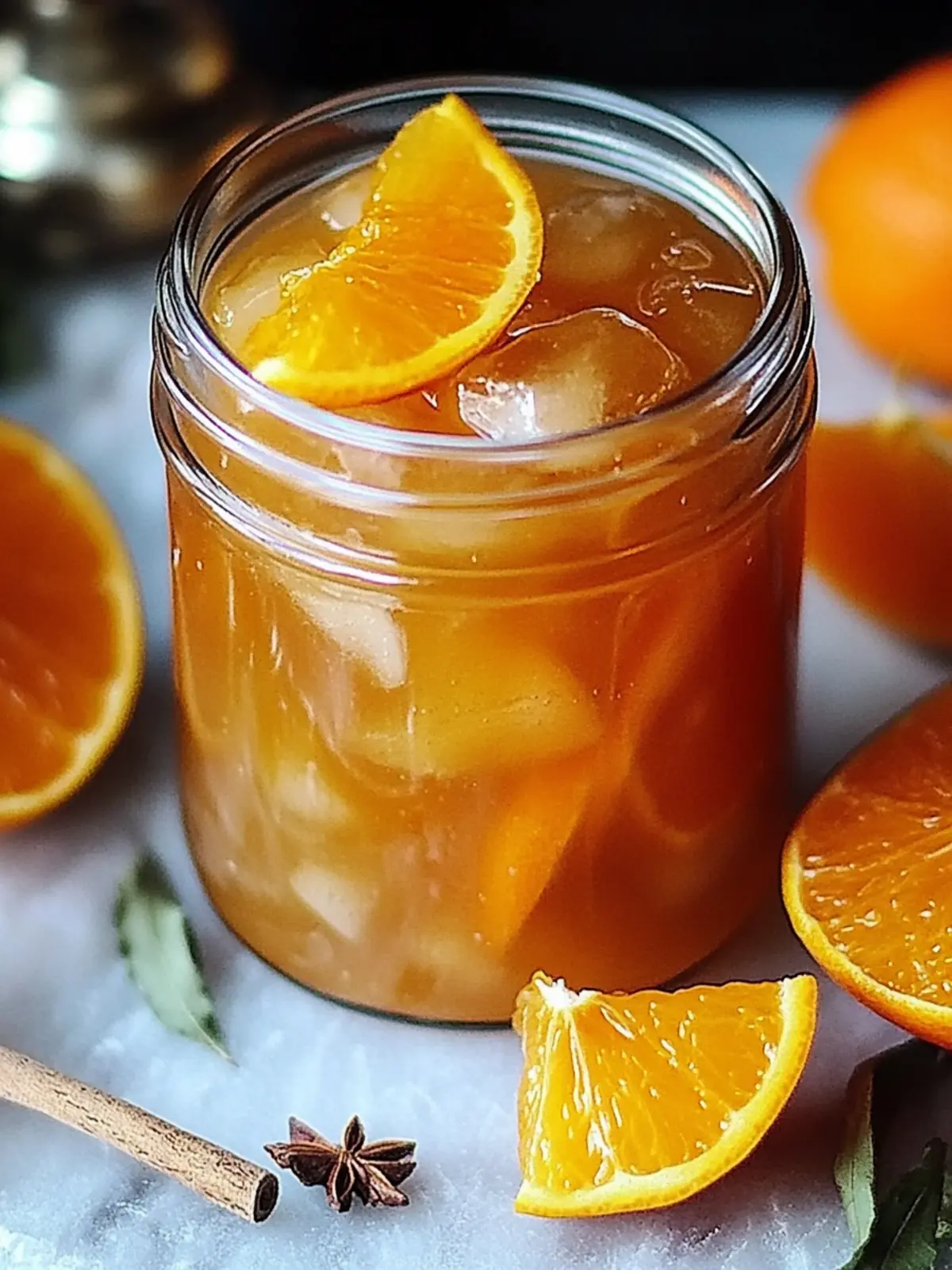 Orangenmarmelade mit Äpfeln und Zimt selbst gemacht 5 Orangenmarmelade mit Äpfeln und Zimt
