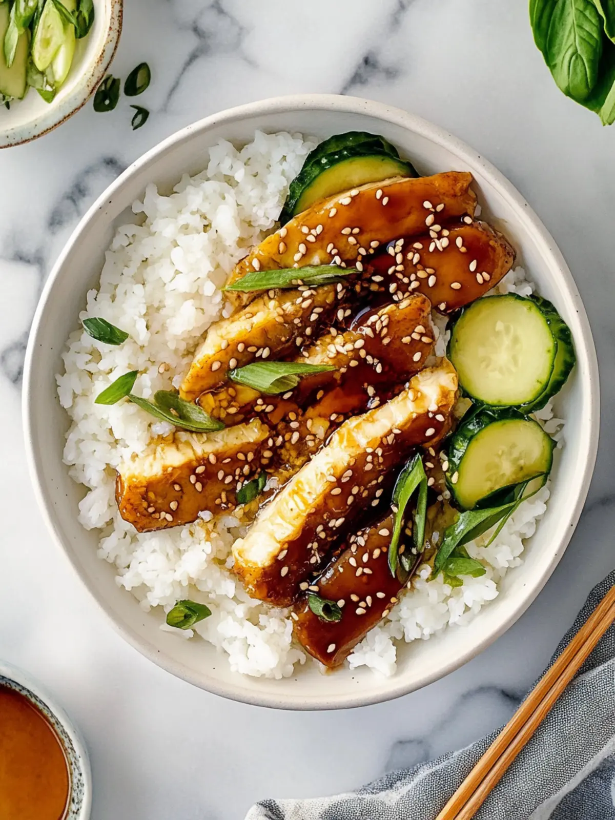 Teriyaki Hähnchen für ganz schnelles Kochen 5 Teriyaki Hähnchen