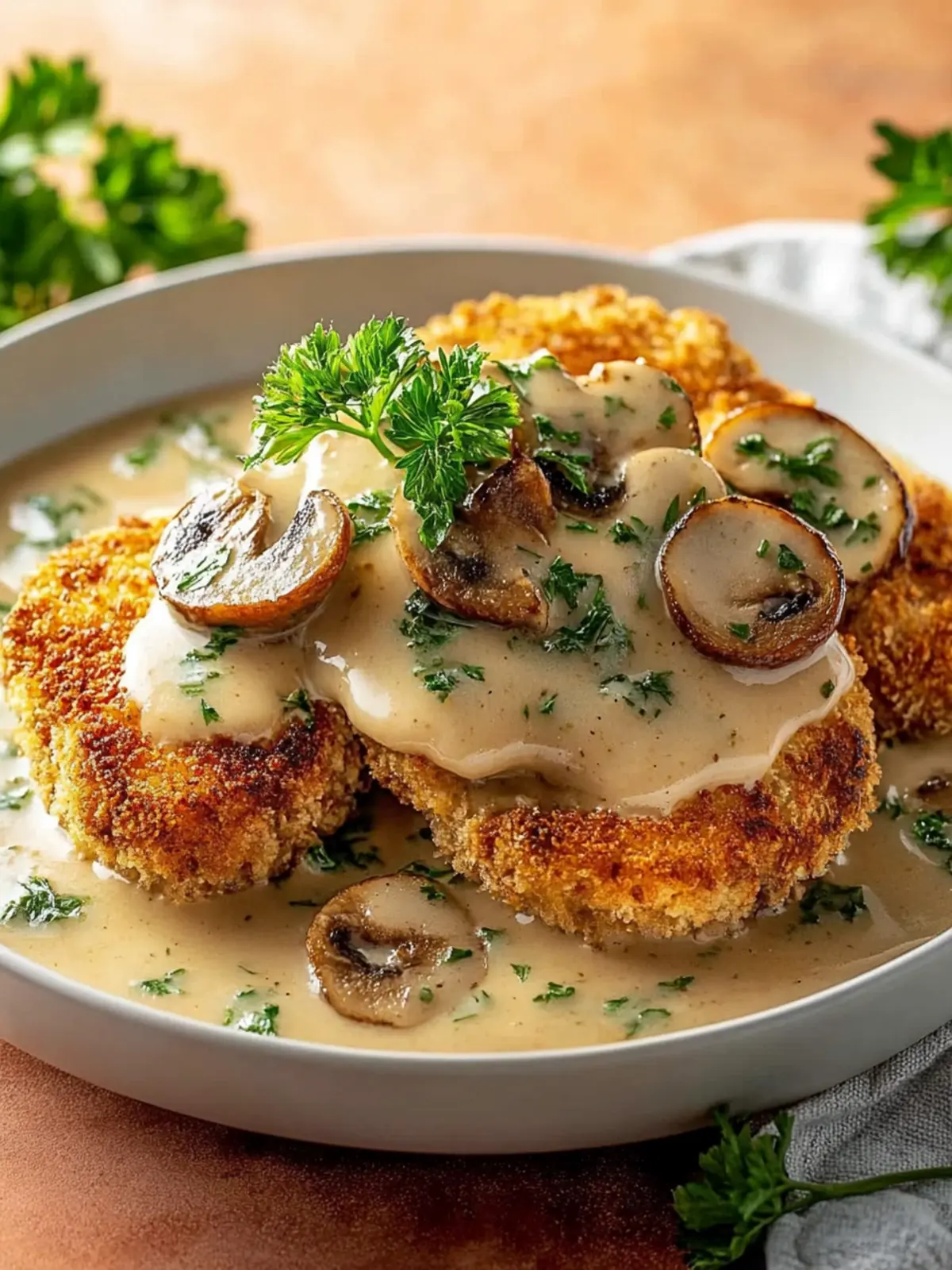 Zartes Rahm-Schnitzel mit knuspriger Panade 2 Zartes Rahm-Schnitzel