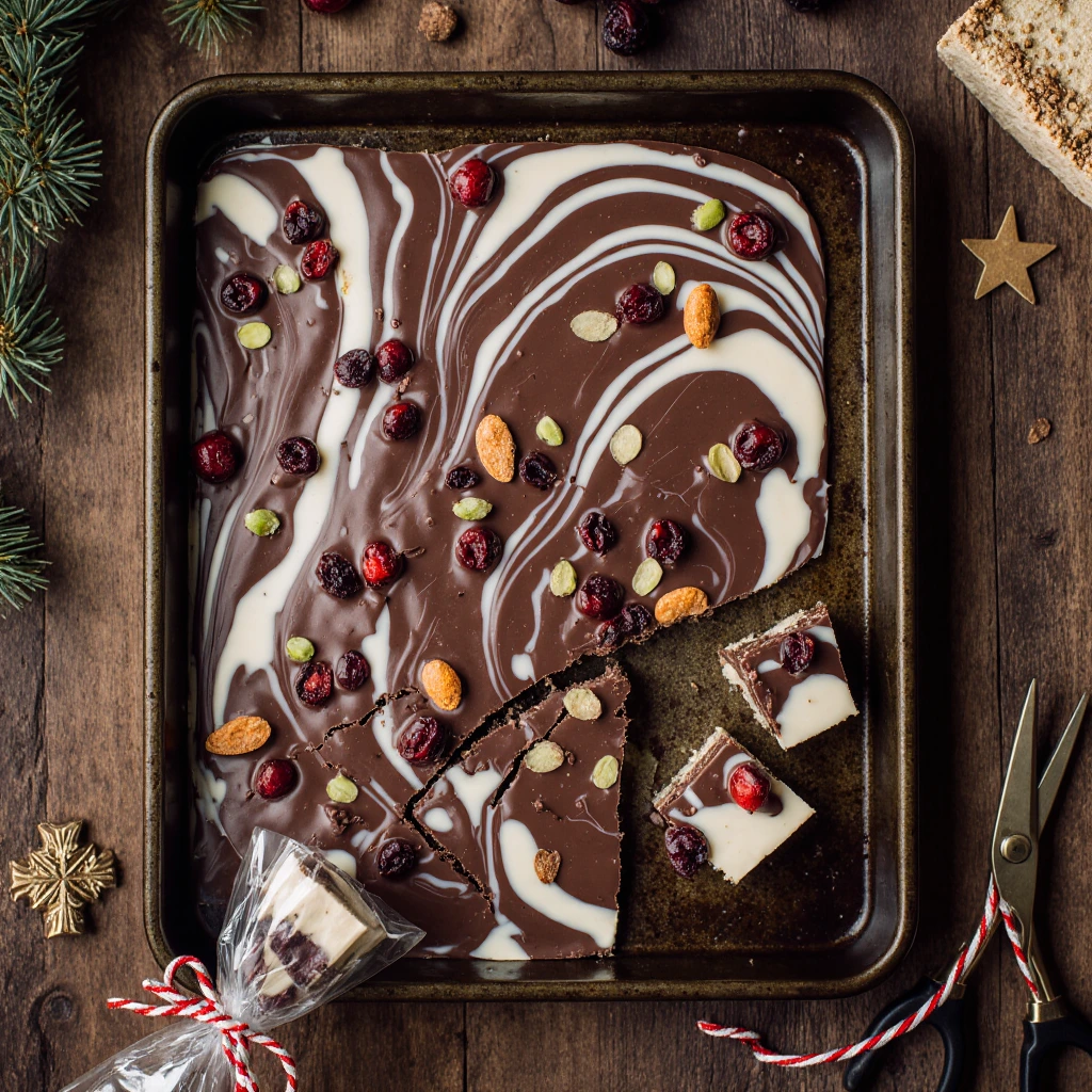 Bruchschokolade zu Weihnachten selber machen 2 Bruchschokolade zu Weihnachten selber machen