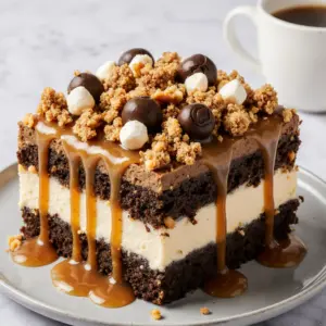 Karamell-Toffee-Crunch-Kuchen: Süßes Lächeln garantiert 2 Karamell-Toffee-Crunch-Kuchen: Süßes Lächeln garantiert