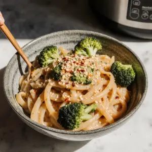 Knuspriger Brokkoli Süß und Würzig Sesam Tahini Nudeln 2 Knuspriger Brokkoli Süß und Würzig Sesam Tahini Nudeln