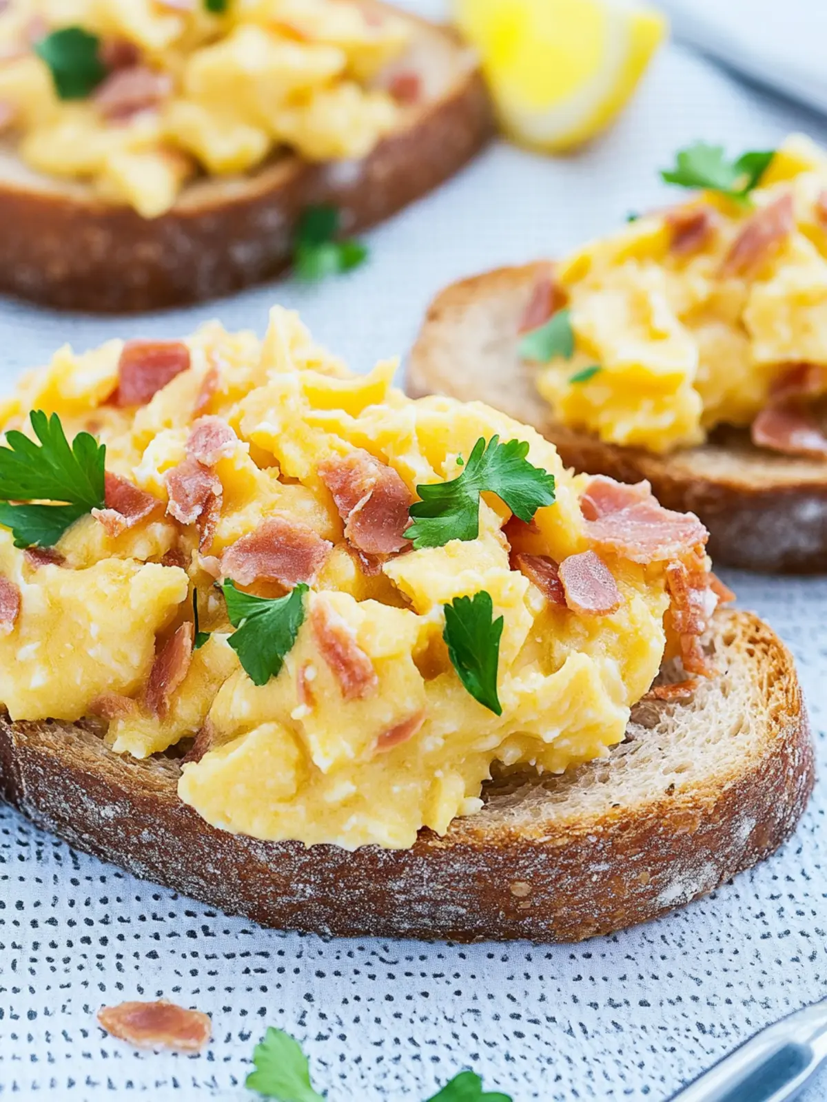 Rührei mit Speck für ein schnelles Frühstück 5 Rührei mit Speck