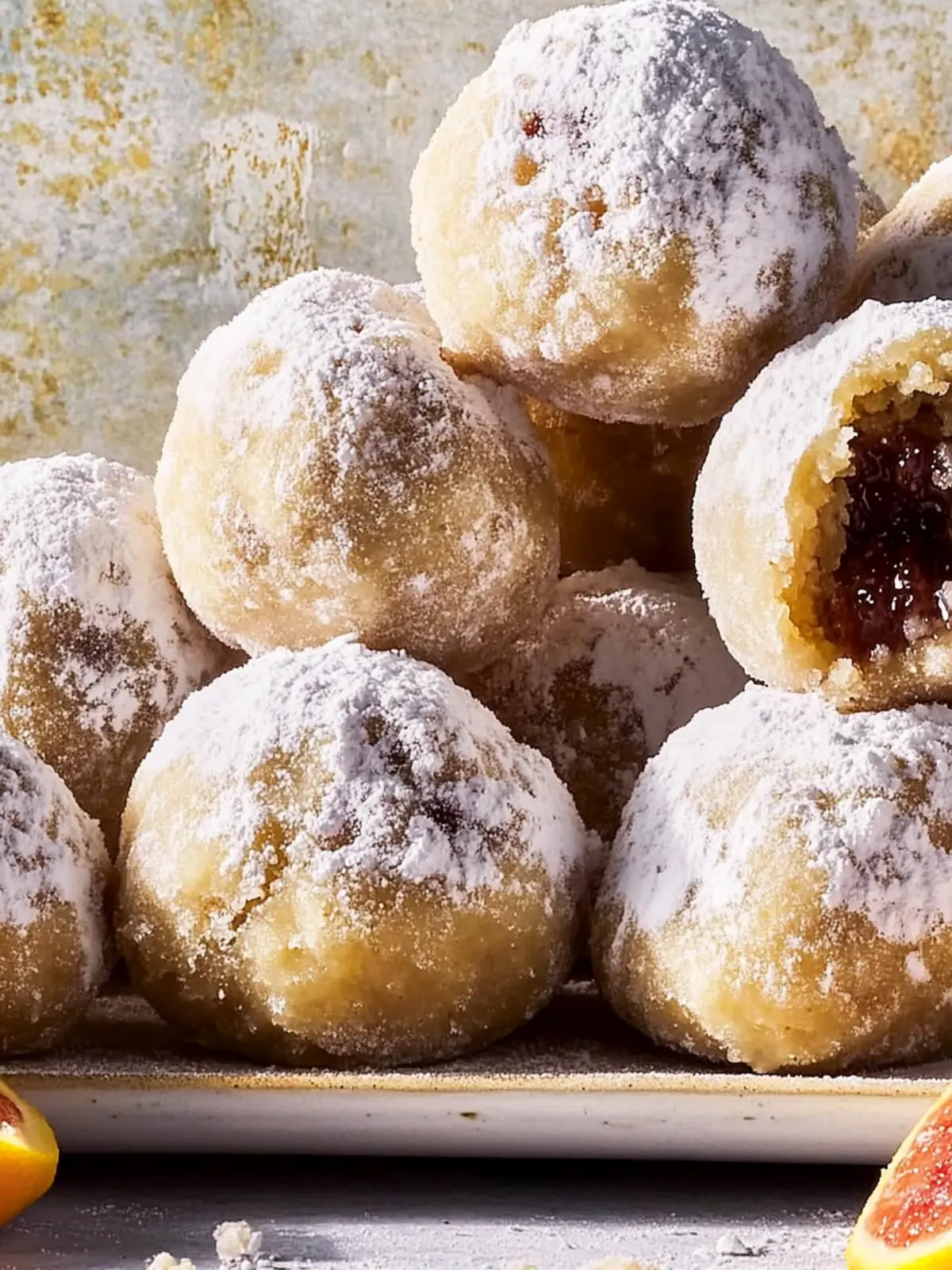 Nutella-gefüllte Schneeballkekse für Festtagsfreude 2 Nutella-gefüllte Schneeballkekse