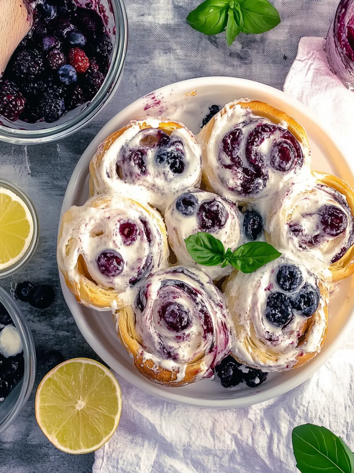 Schwedische Blaubeer Schnecken für dein Wohlfühlfrühstück 3 Schwedische Blaubeer Schnecken