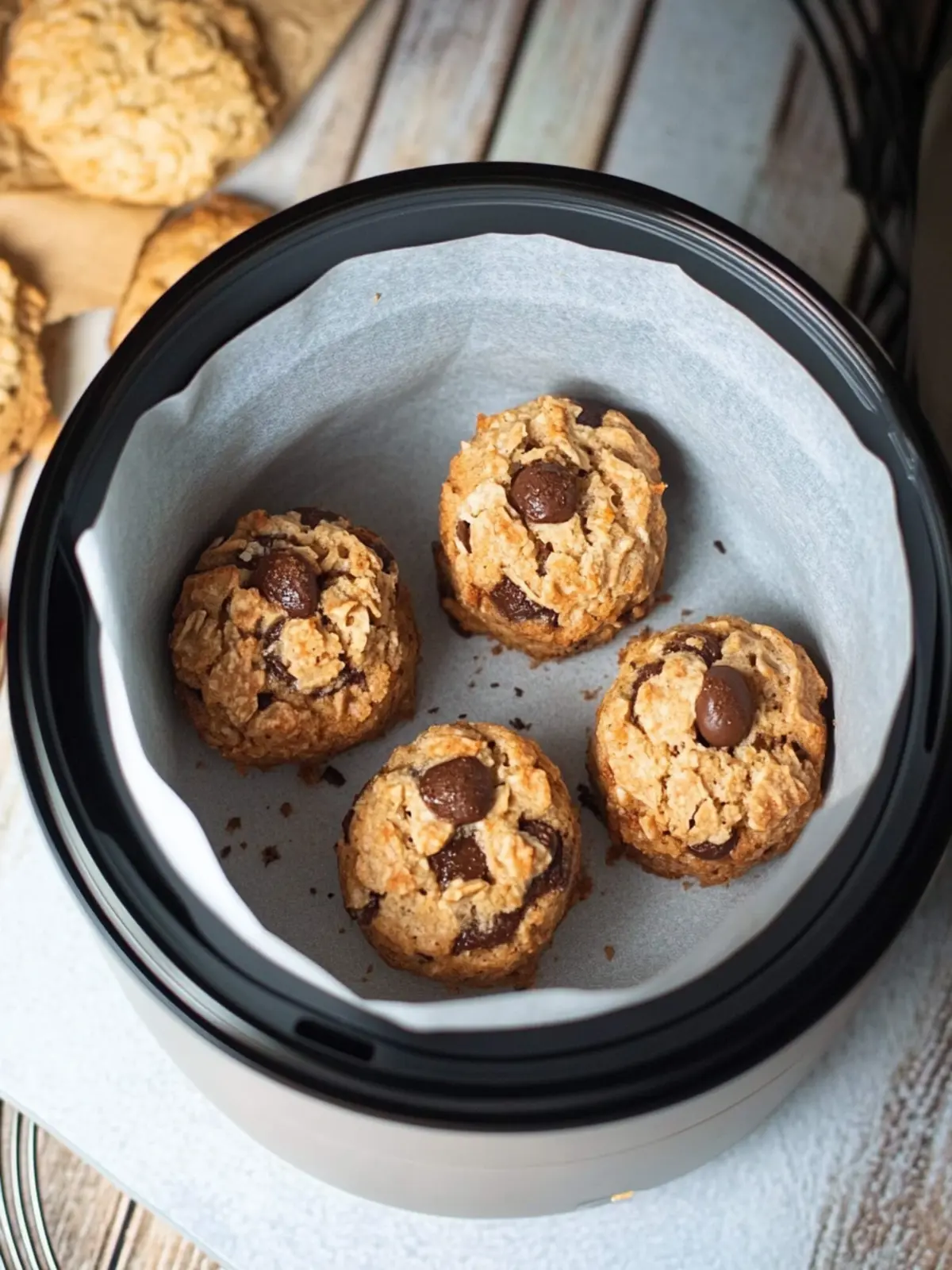 Toffifee-Kekse aus dem Airfryer: Himmlisch weich und schnell 3 Toffifee-Kekse aus dem Airfryer