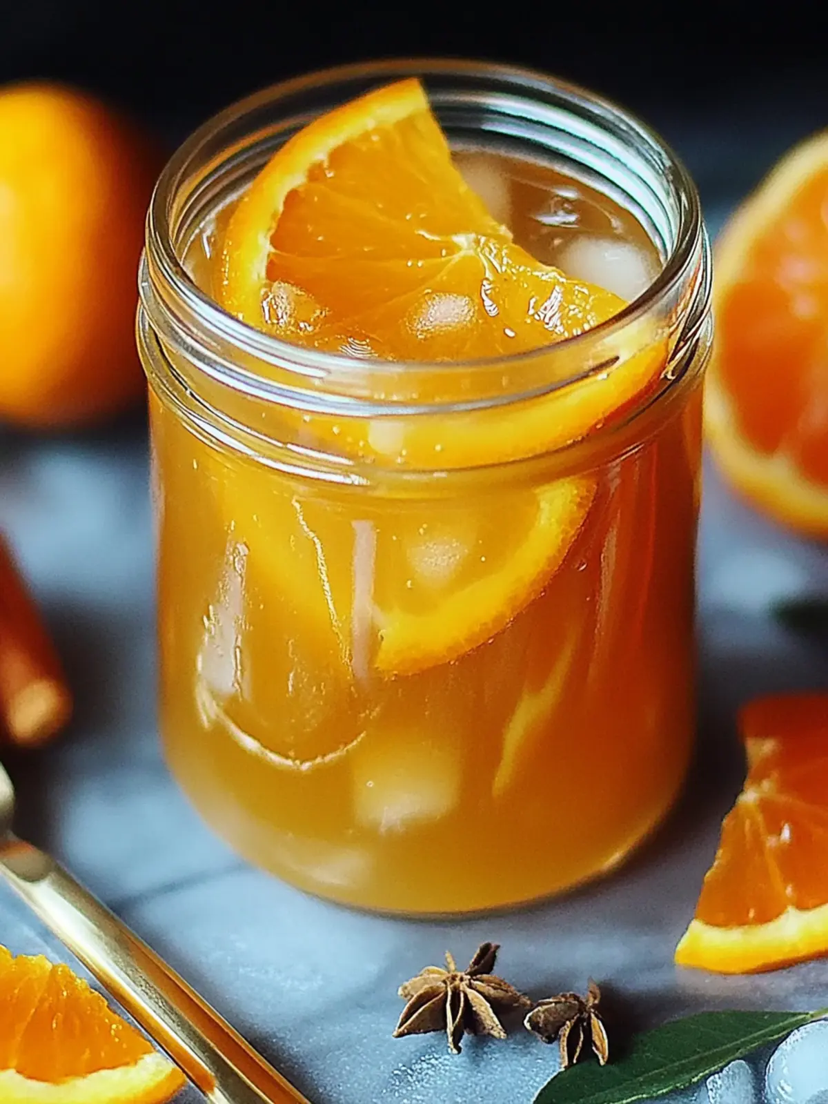 Orangenmarmelade mit Äpfeln und Zimt selbst gemacht 4 Orangenmarmelade mit Äpfeln und Zimt