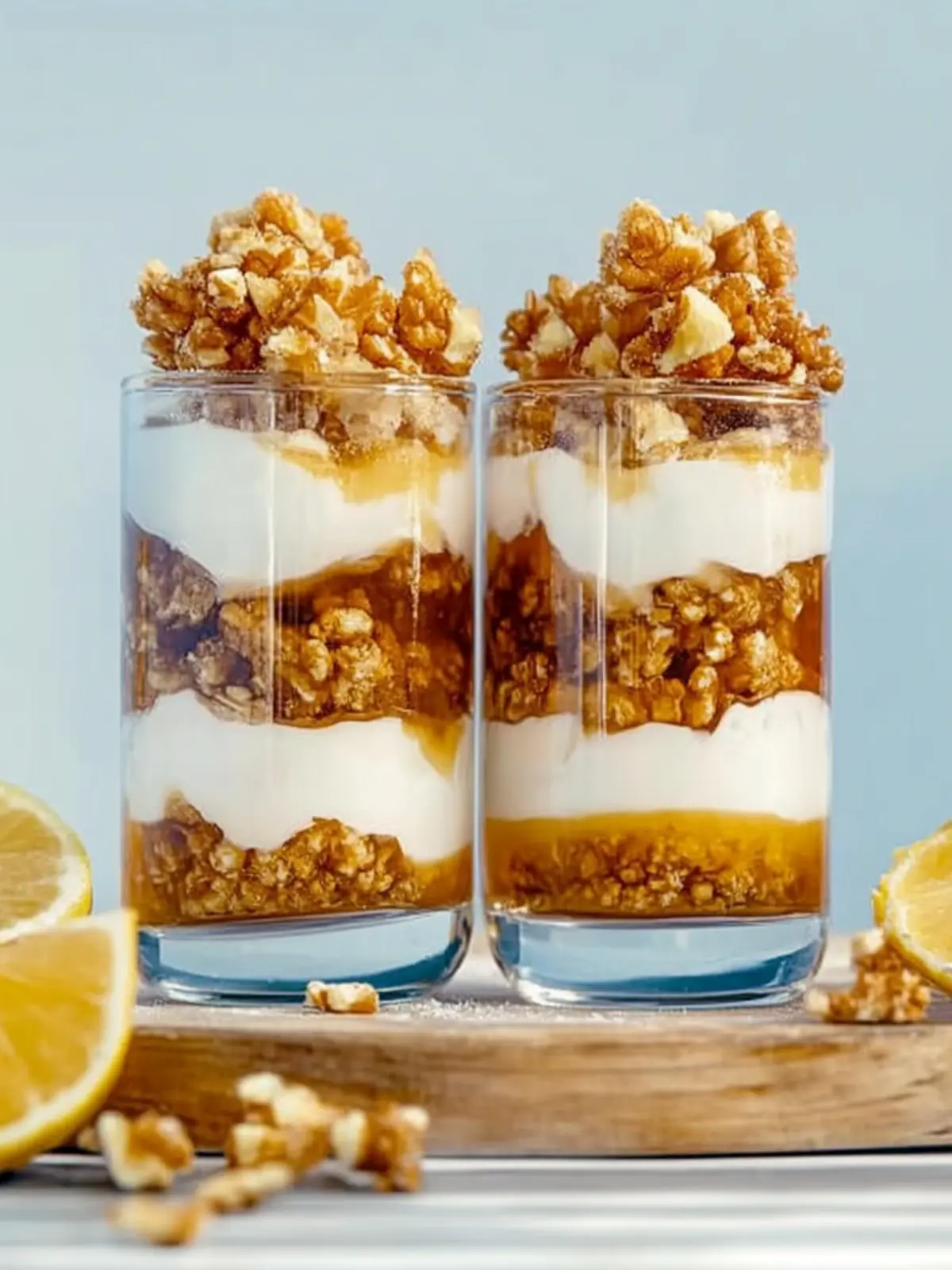 Bratapfel Crumble auf Zimtcreme – Herbstlicher Genuss 2 Bratapfel Crumble auf Zimtcreme