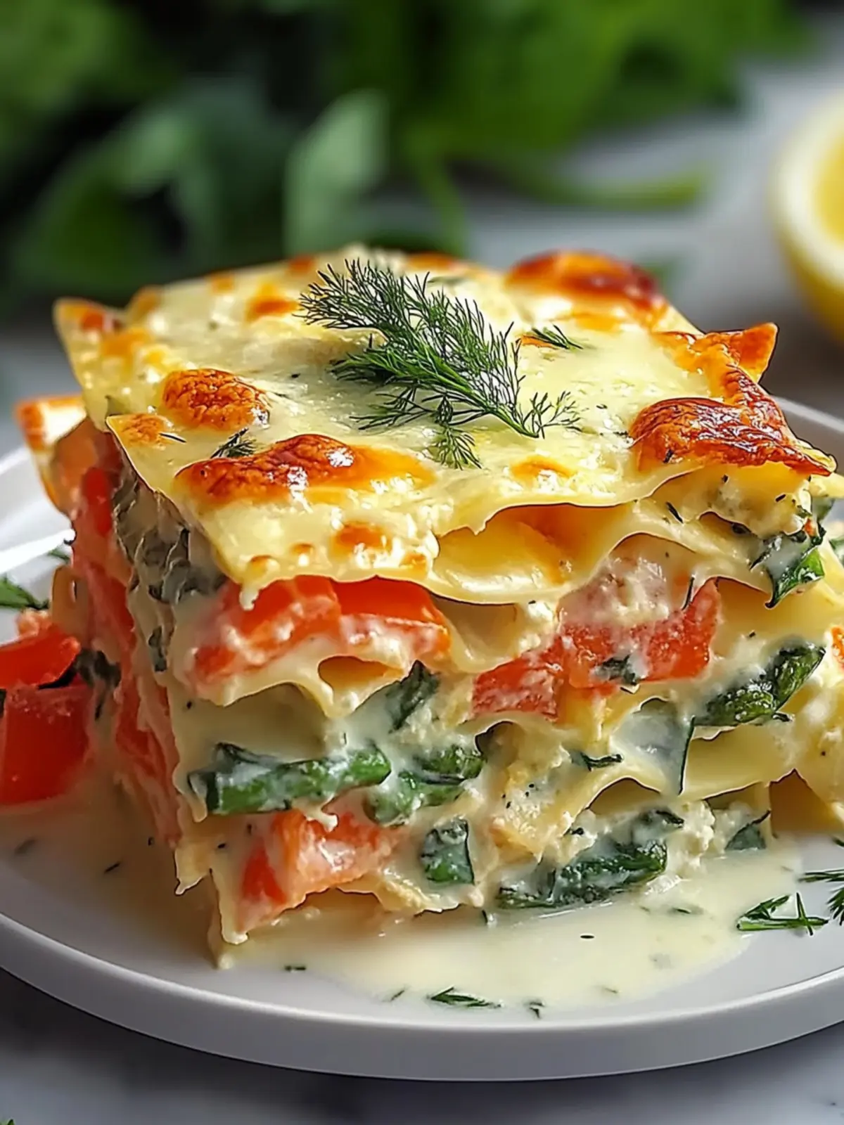 Lachs-Spinat-Lasagne: Cremig und einfach selbstgemacht 5 Lachs-Spinat-Lasagne