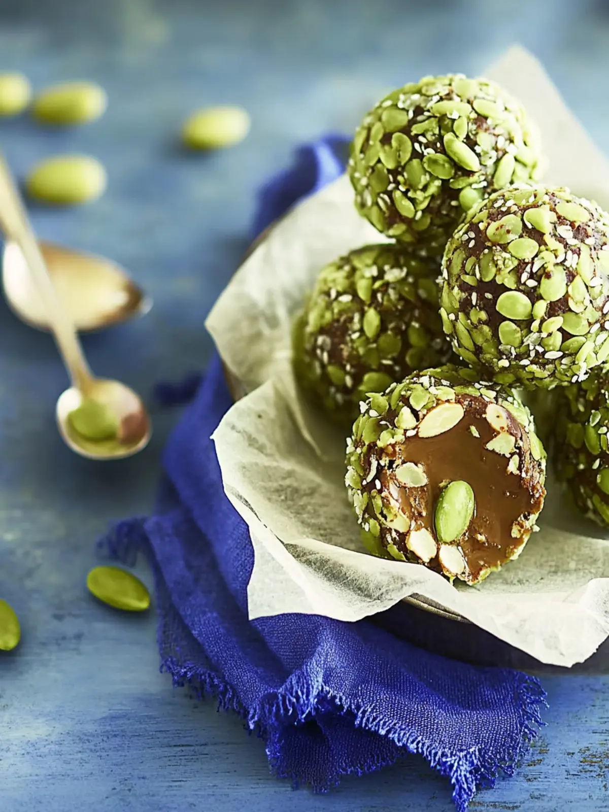 Dubai-Schokoladenpralinen mit Pistazien genießen 4 Dubai-Schokoladenpralinen