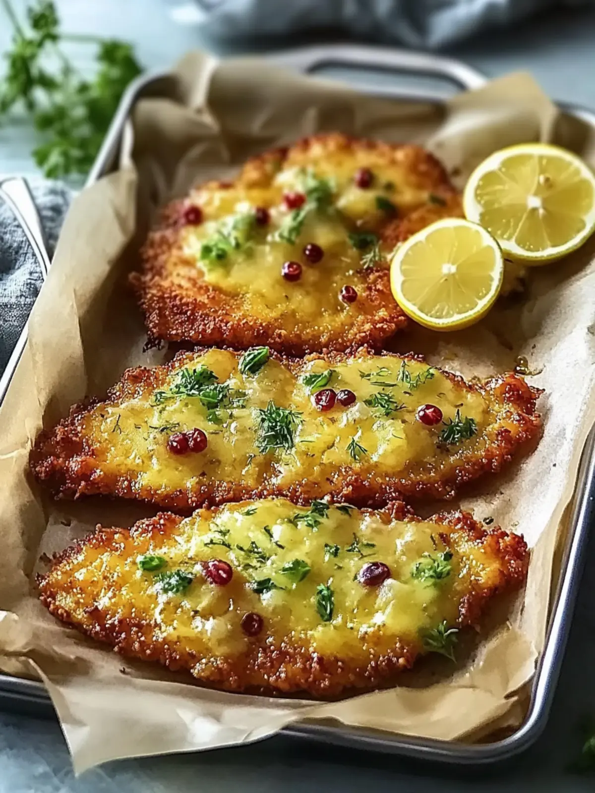 Überbackene Partyschnitzel für deine nächste Feier 5 Überbackene Partyschnitzel