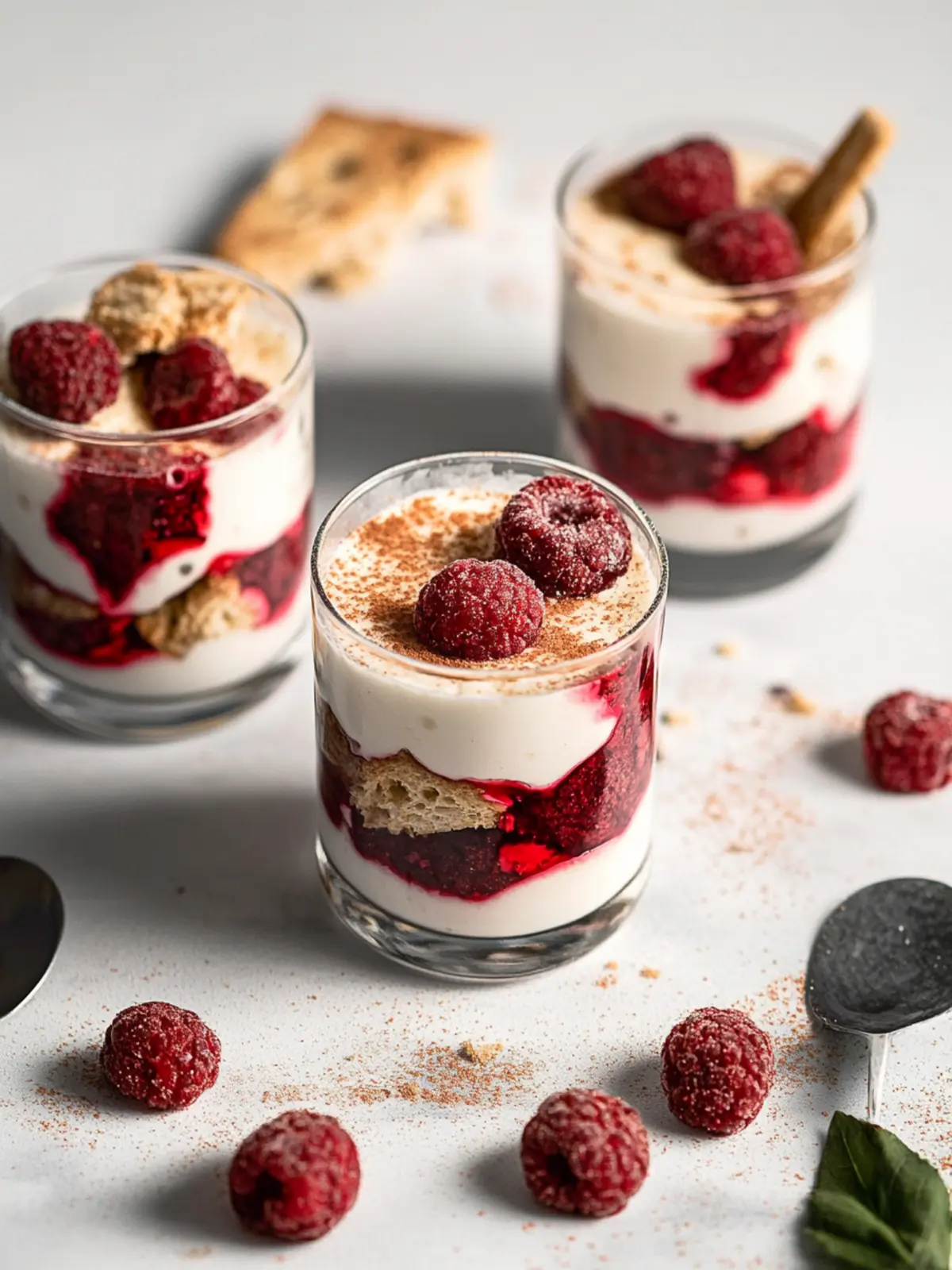Weihnachtstiramisu mit Kirschen