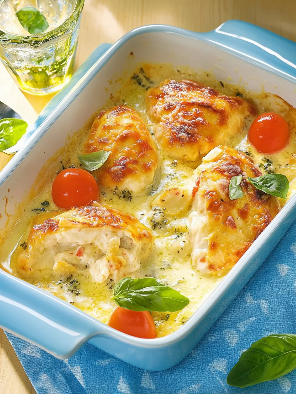 Überbackene Hähnchenfilets in 30 Minuten zubereiten 2 Überbackene Hähnchenfilets