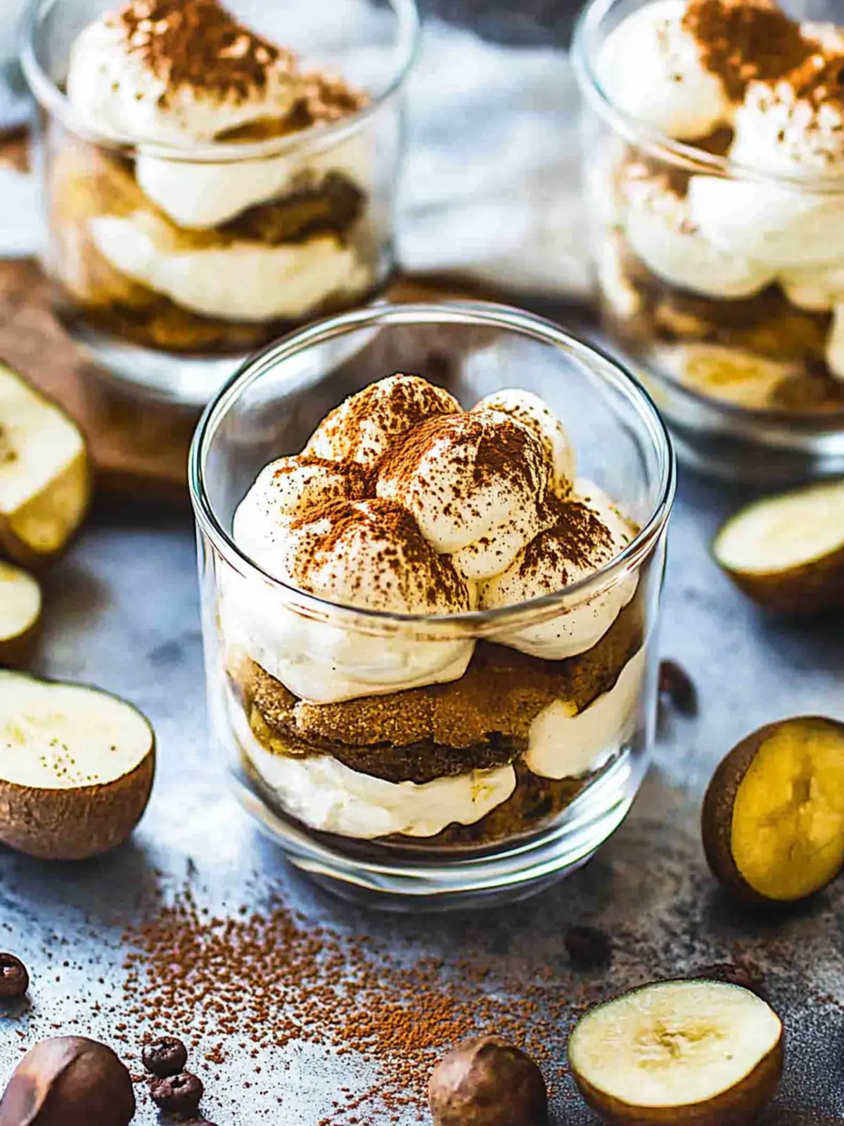 Mini Tiramisu Becher für den perfekten Genuss 3 Mini Tiramisu Becher