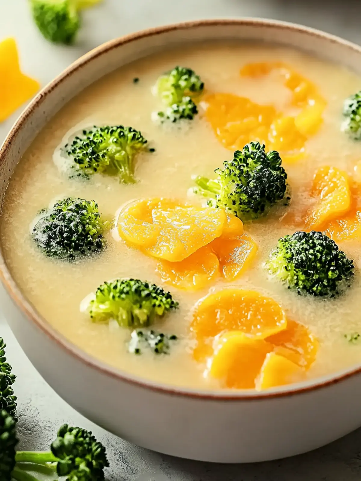 Cremige gesunde Brokkoli-Cheddar-Suppe für jeden Tag 5 Cremige gesunde Brokkoli-Cheddar-Suppe