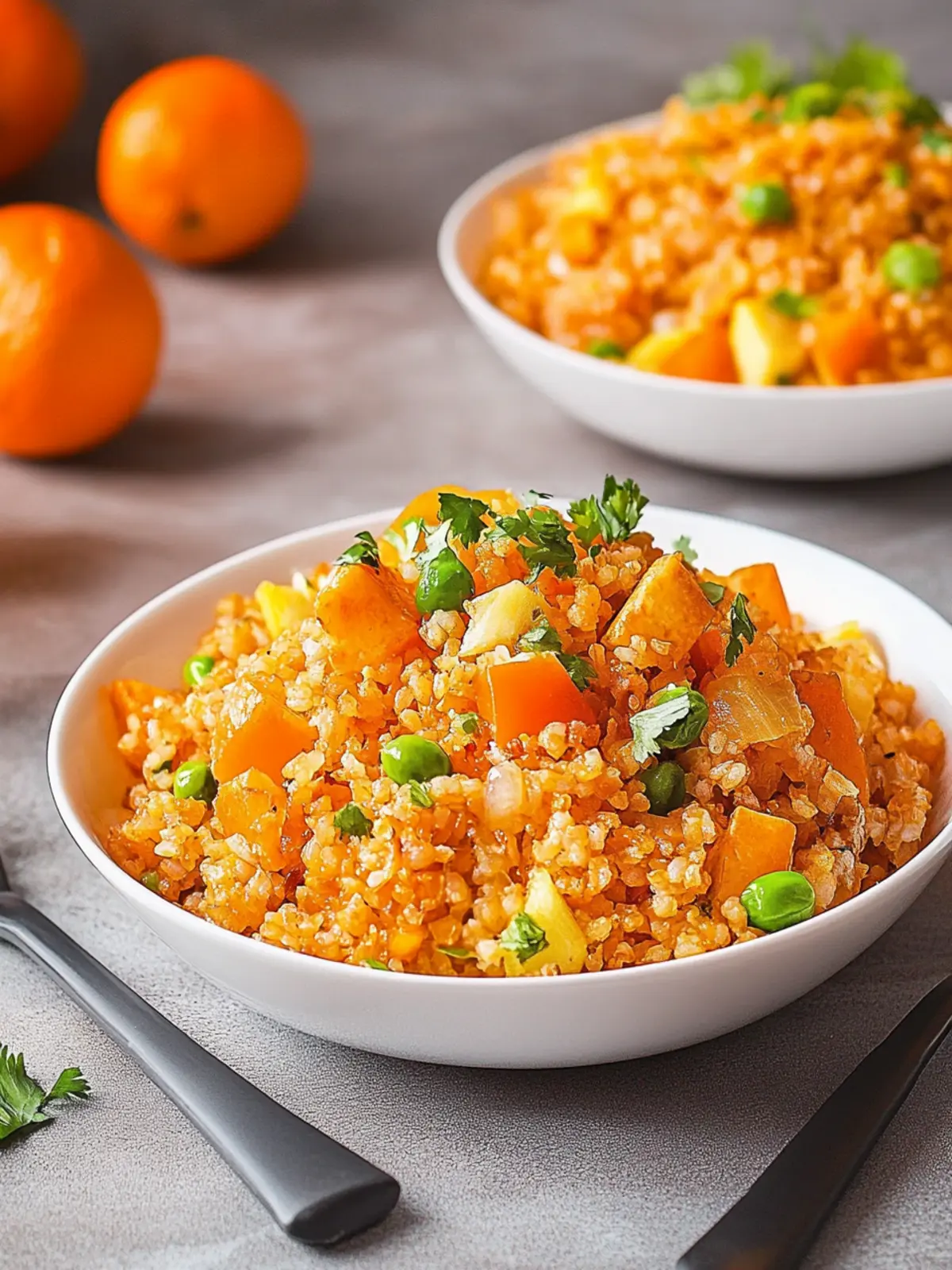 Fried Rice mit Gemüse und Ei für schnelle Genussmomente 2 Fried rice with vegetables and egg