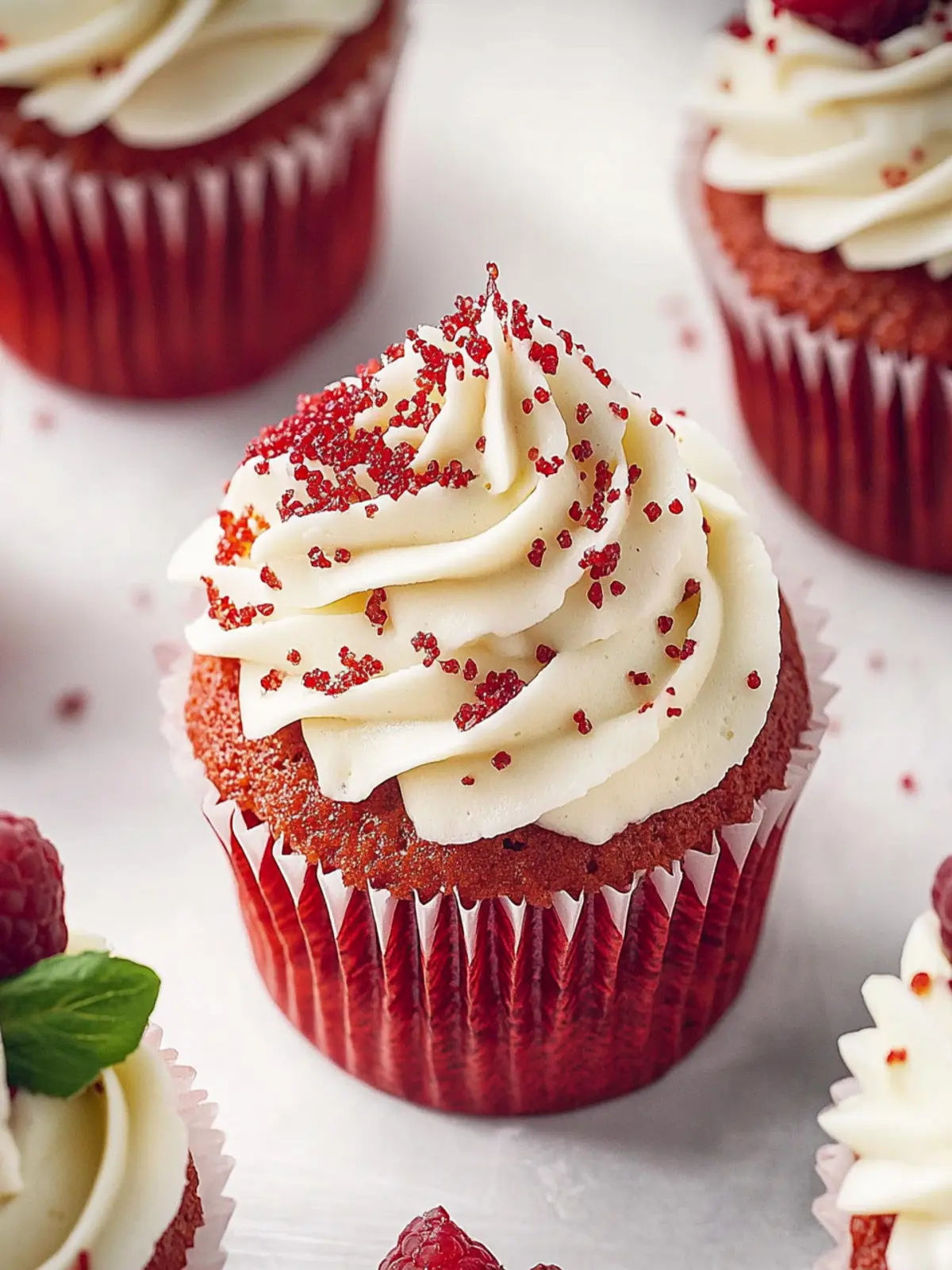 Vegane Rote Samtumcupcakes für jeden Anlass 3 Vegane Rote Samtumcupcakes