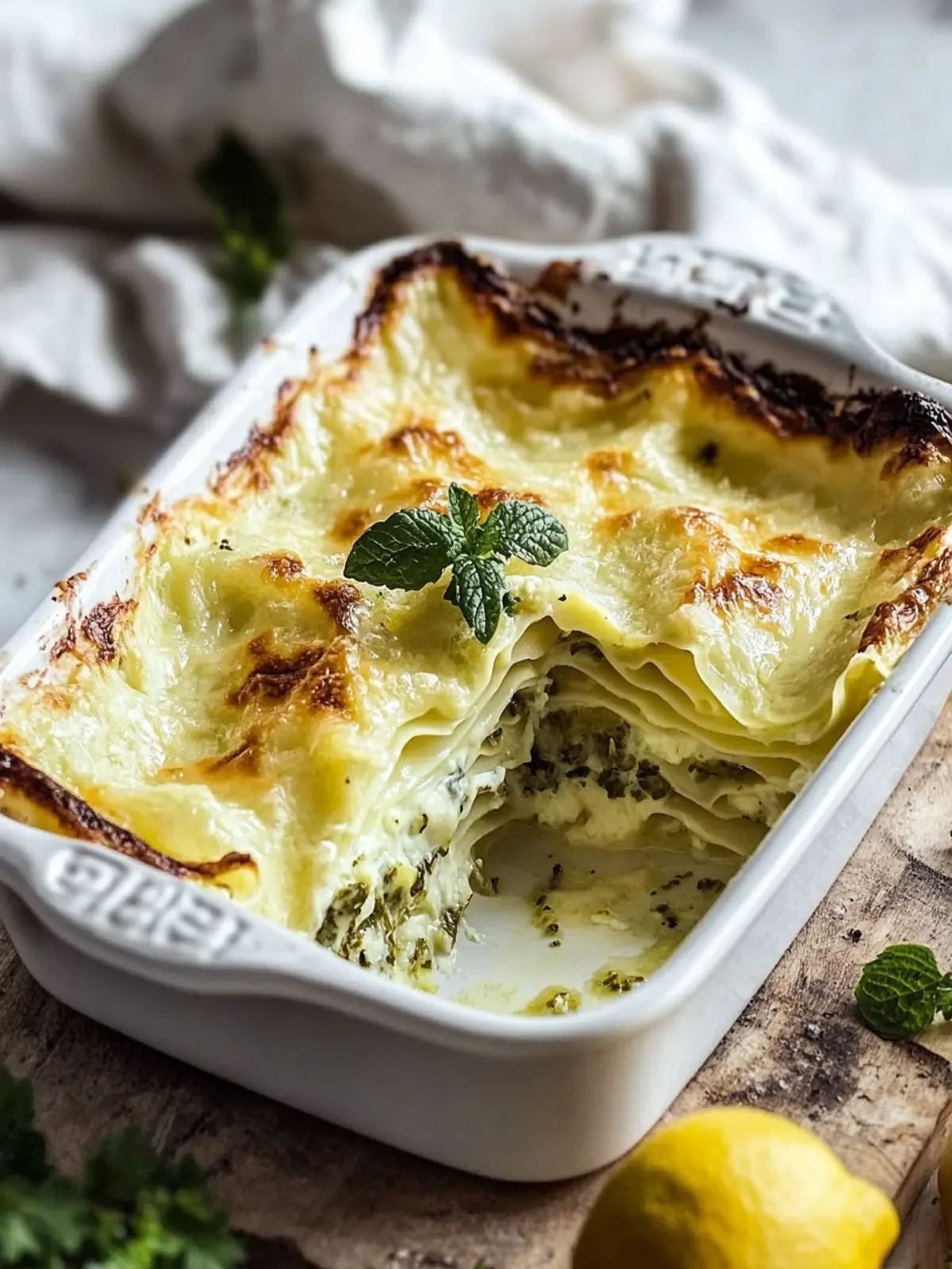 Wirsing-Lasagne mit cremiger Weißweinsoße 5 Wirsing-Lasagne