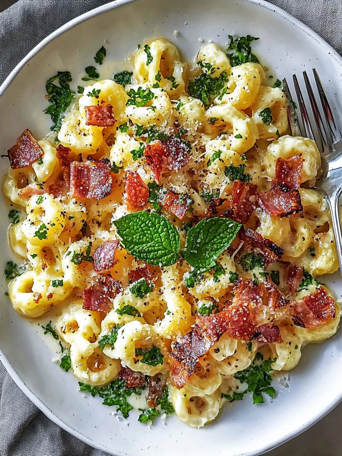 Spätzle-Carbonara mit knusprigem Speck genießen 4 Spätzle-Carbonara mit knusprigem Speck