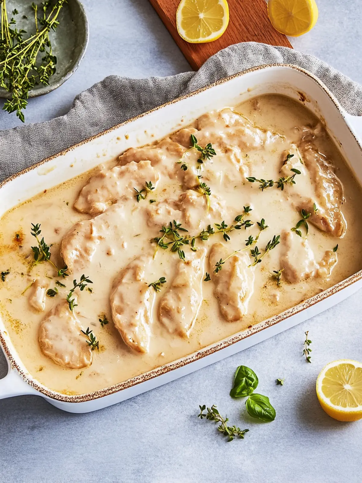 Zwiebel-Sahne-Hähnchen für gemütliche Abende 4 Zwiebel-Sahne-Hähnchen