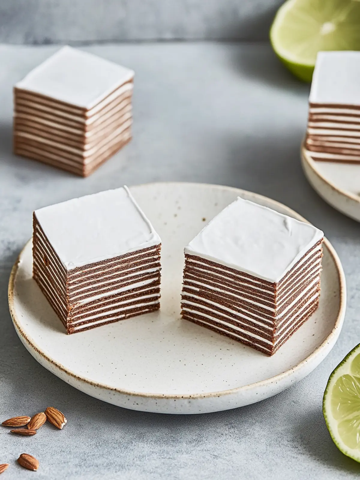 Himmlische Schoko-Oblaten-Würfel ohne Backen 4 Himmlische Schoko-Oblaten-Würfel