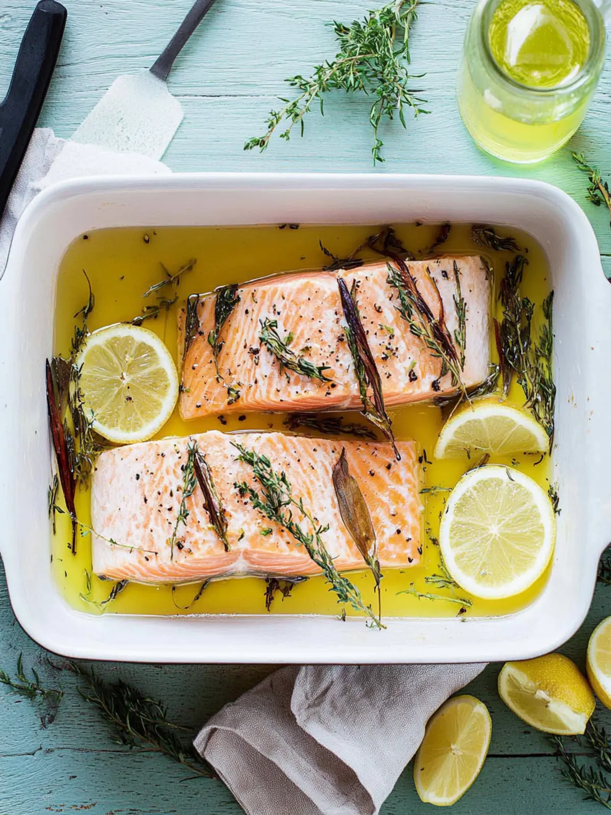 Einfacher Zitronenlachs im Ofen in 35 Minuten 2 Simple Lemon Salmon in Oven