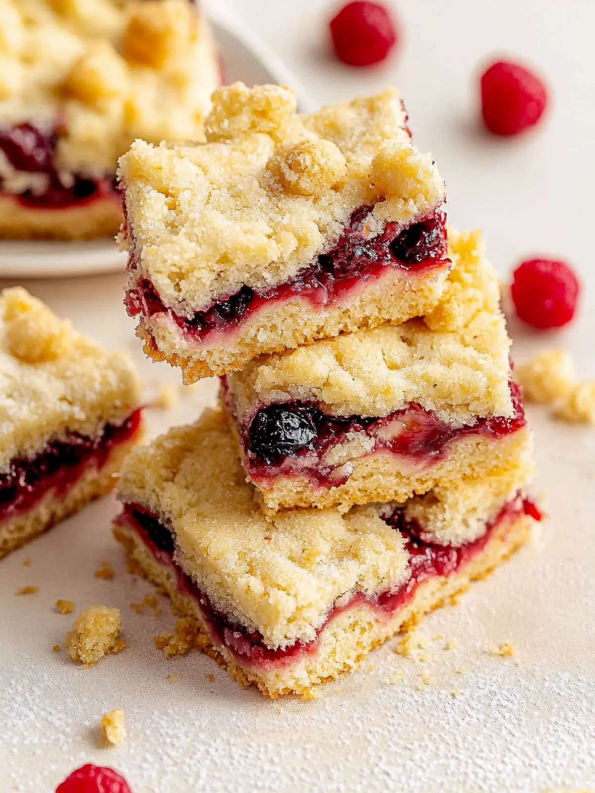 Cranberry-Streusel-Schnitten für ein festliches Frühstück 5 Cranberry-Streusel-Schnitten