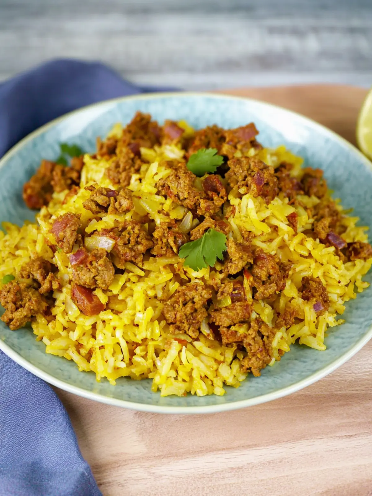 Curryreis mit Hackfleisch für ein schnelles Abendessen 4 Curryreis mit Hackfleisch