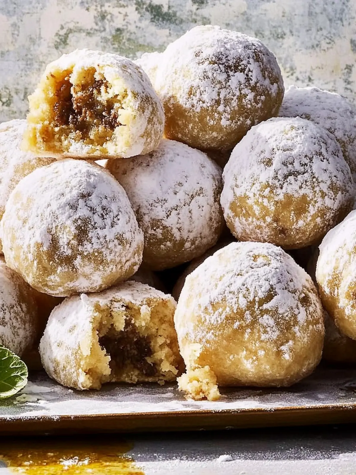 Nutella-gefüllte Schneeballkekse für Festtagsfreude 4 Nutella-gefüllte Schneeballkekse