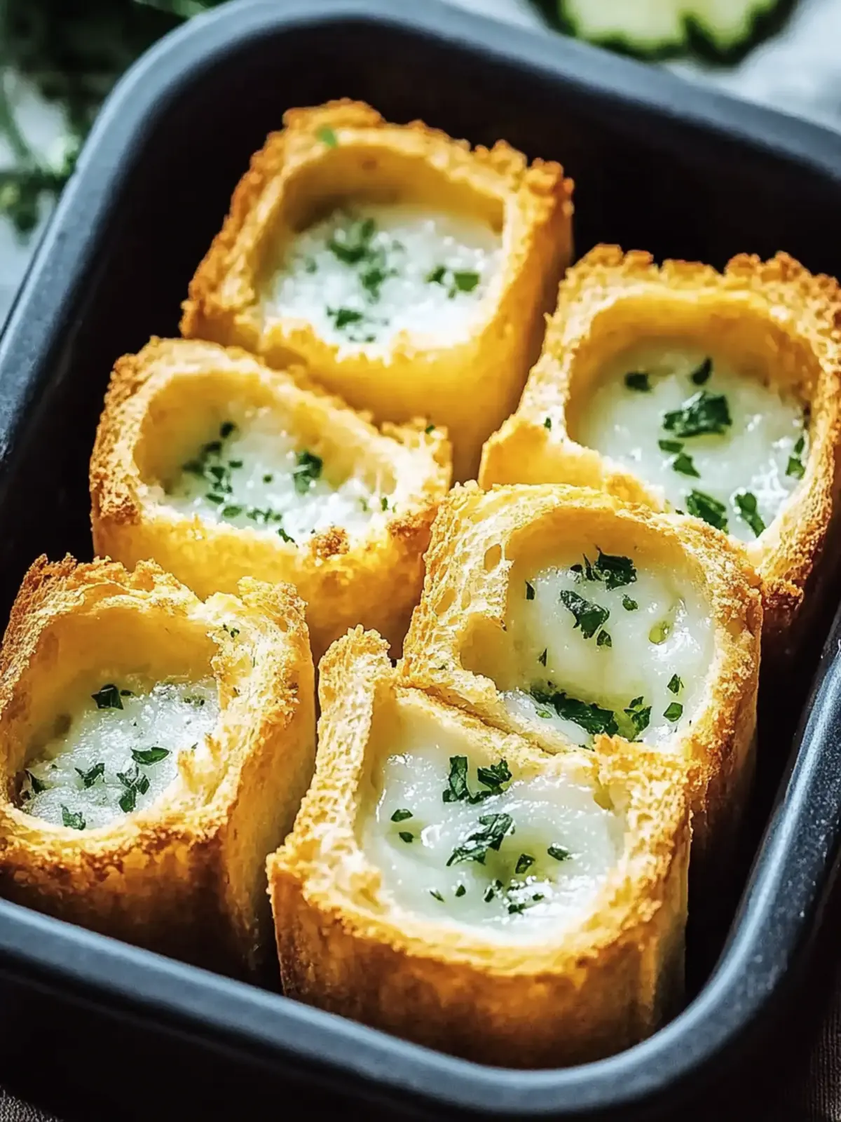 Köstliches Airfryer Knoblauchbrot in 12 Minuten 5 Köstliches Airfryer Knoblauchbrot