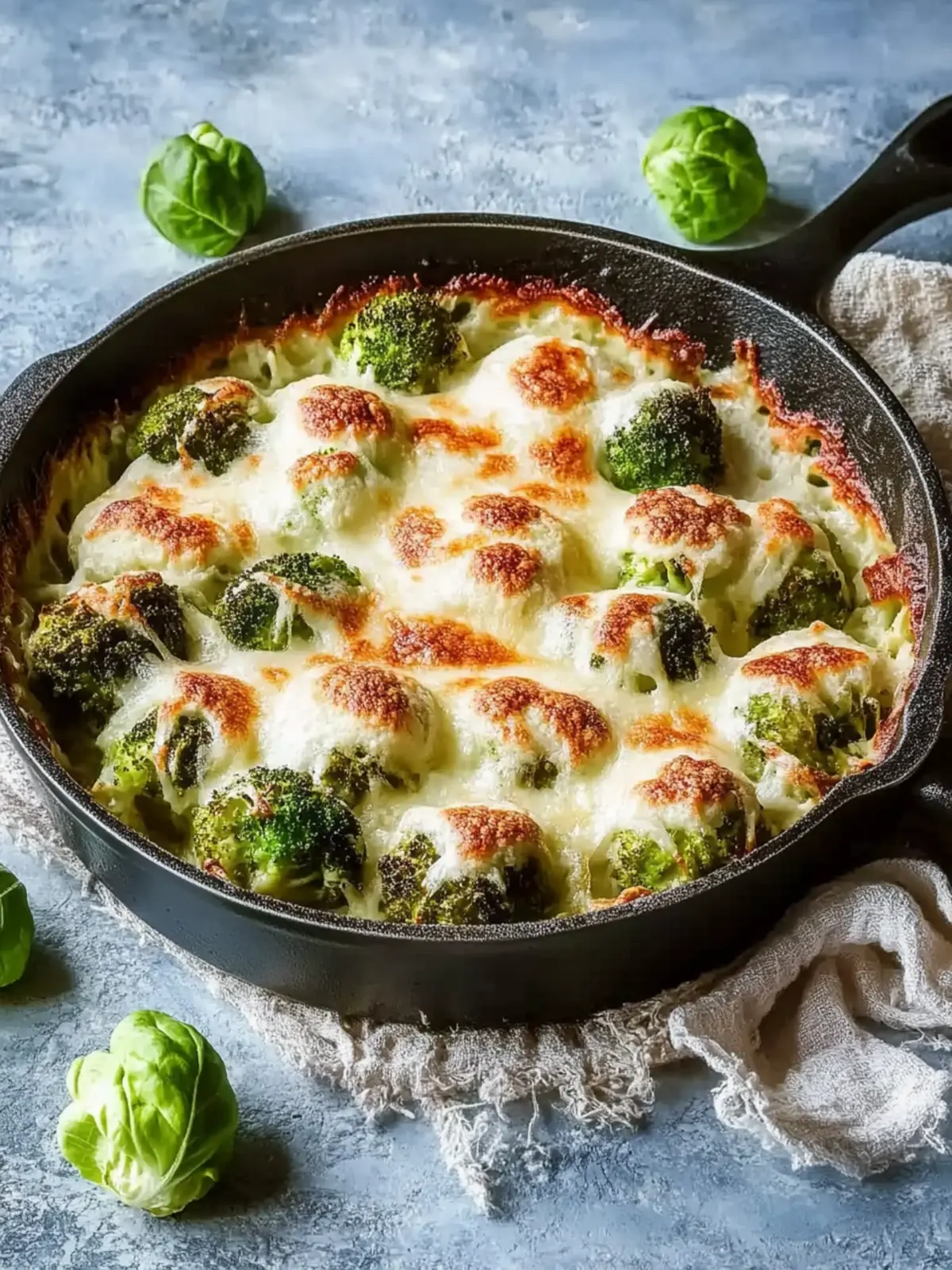 Cremige Rosenkohlpfanne für gemütliche Abende 2 Cremige Rosenkohlpfanne