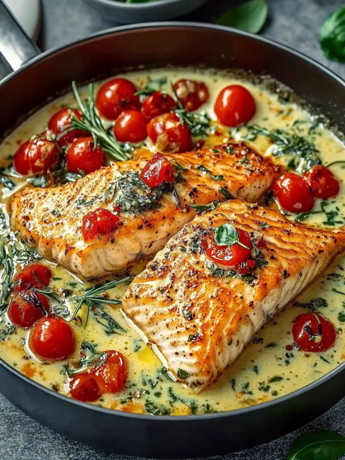 Cremiger Low Carb Toskana Lachs für dein Abnehm-Ziel 5 Cremiger Low Carb Toskana Lachs Traumhaftes Abnehm-Rezept