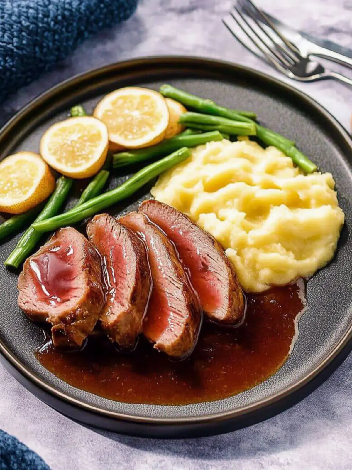 Barbarie Entenbrust mit Portwein-Soße perfekt zubereiten 3 Barbarie Entenbrust mit Portwein-Soße