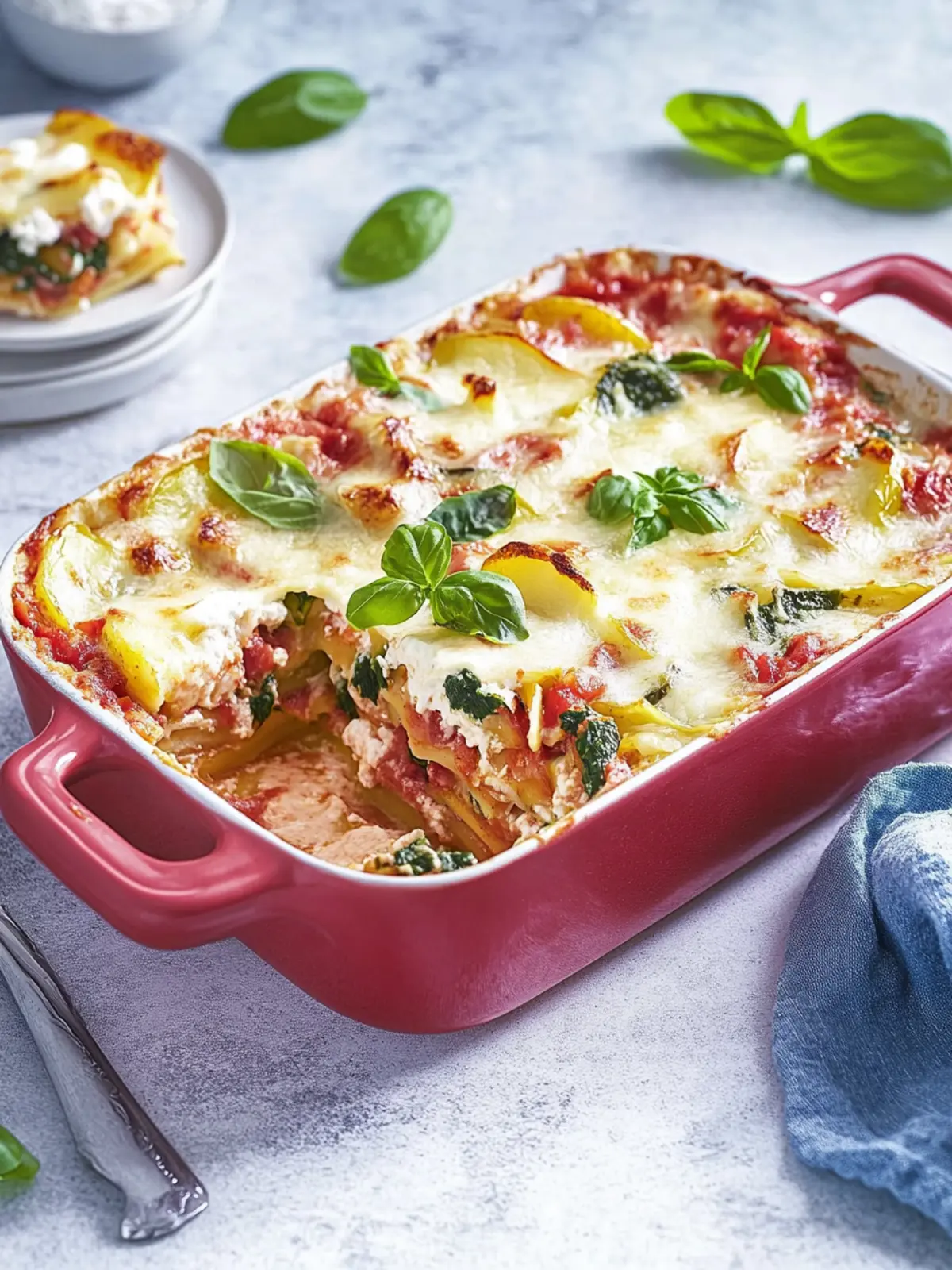 Schnelle Gemüselasagne für ein herzhaftes Dinner 3 Gemüselasagne