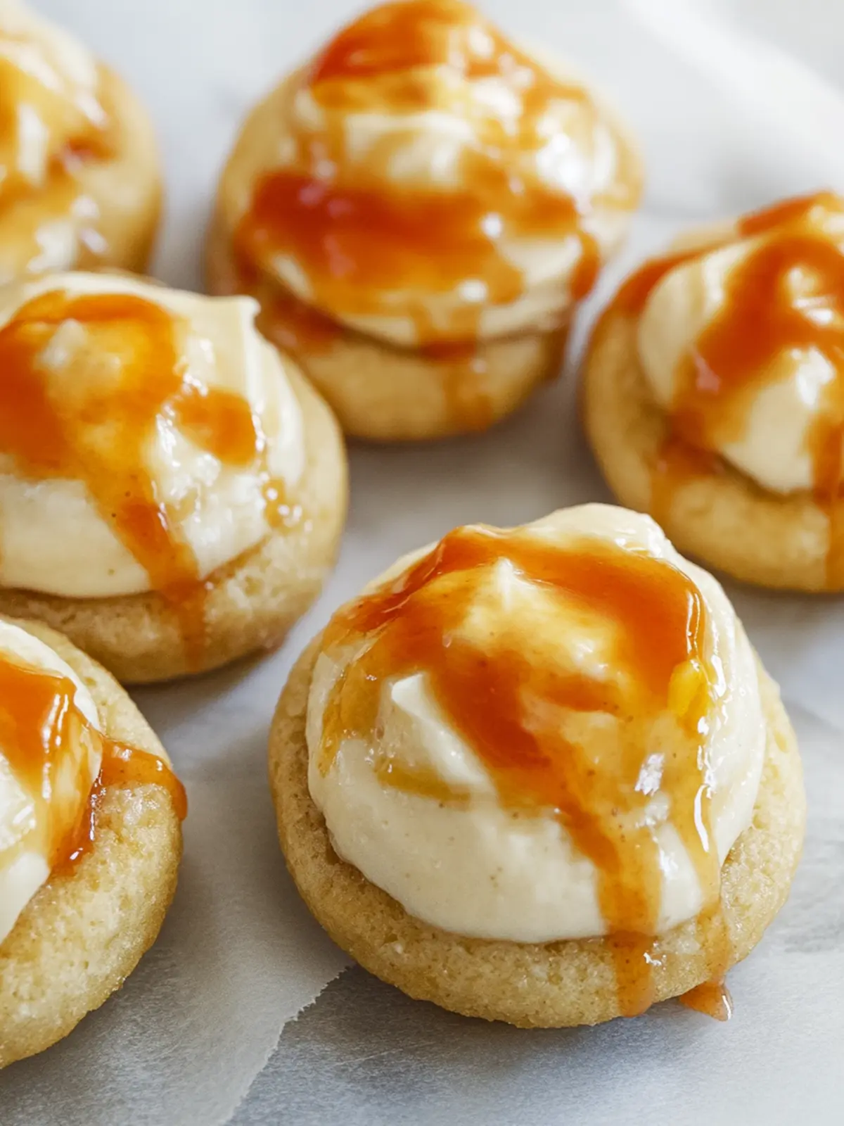 Gesalzene Karamell Käsekekse mit Brown Butter 2 Gesalzene Karamell Käsekekse