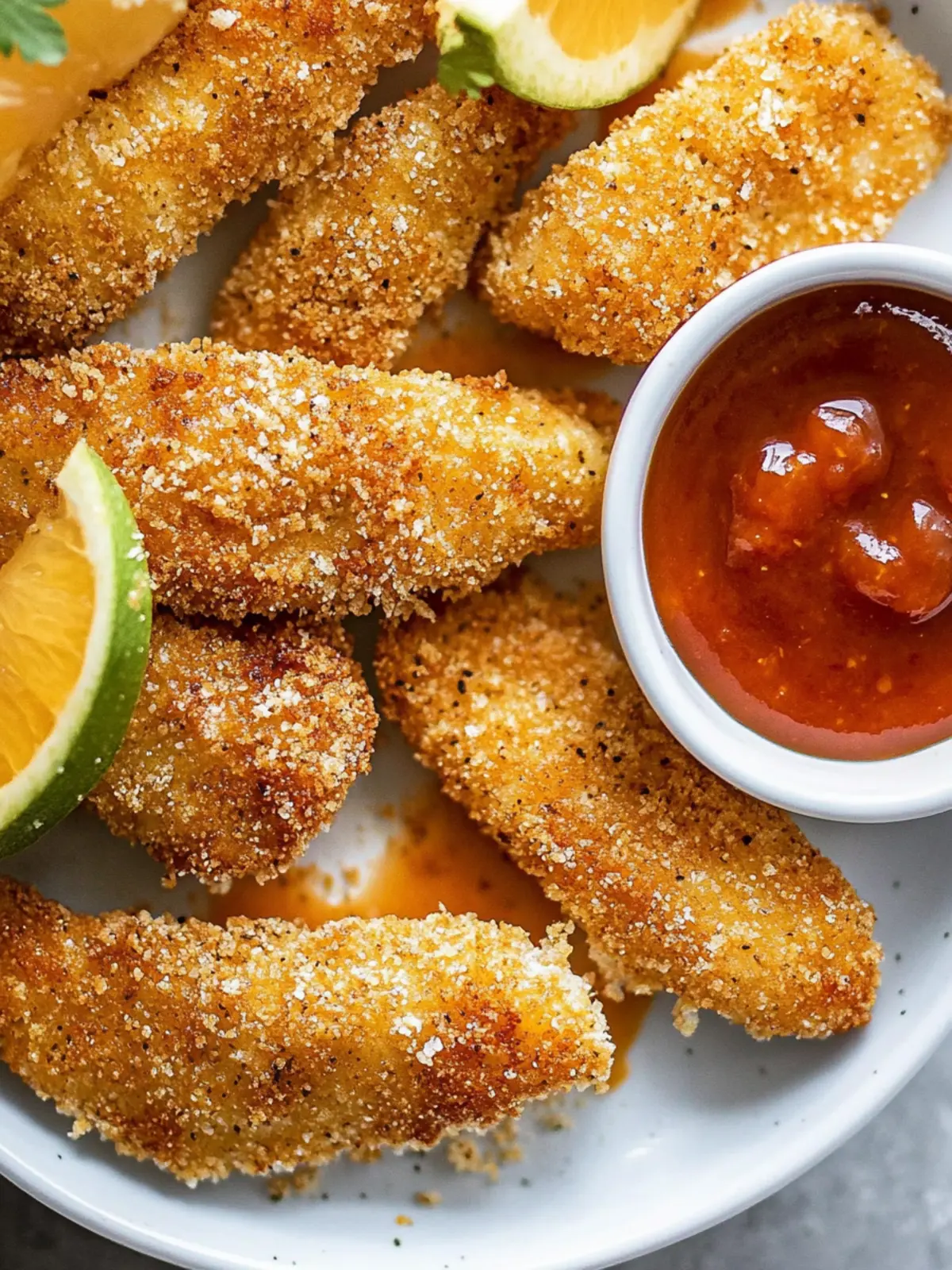 Luftfritteuse Hähnchenstreifen