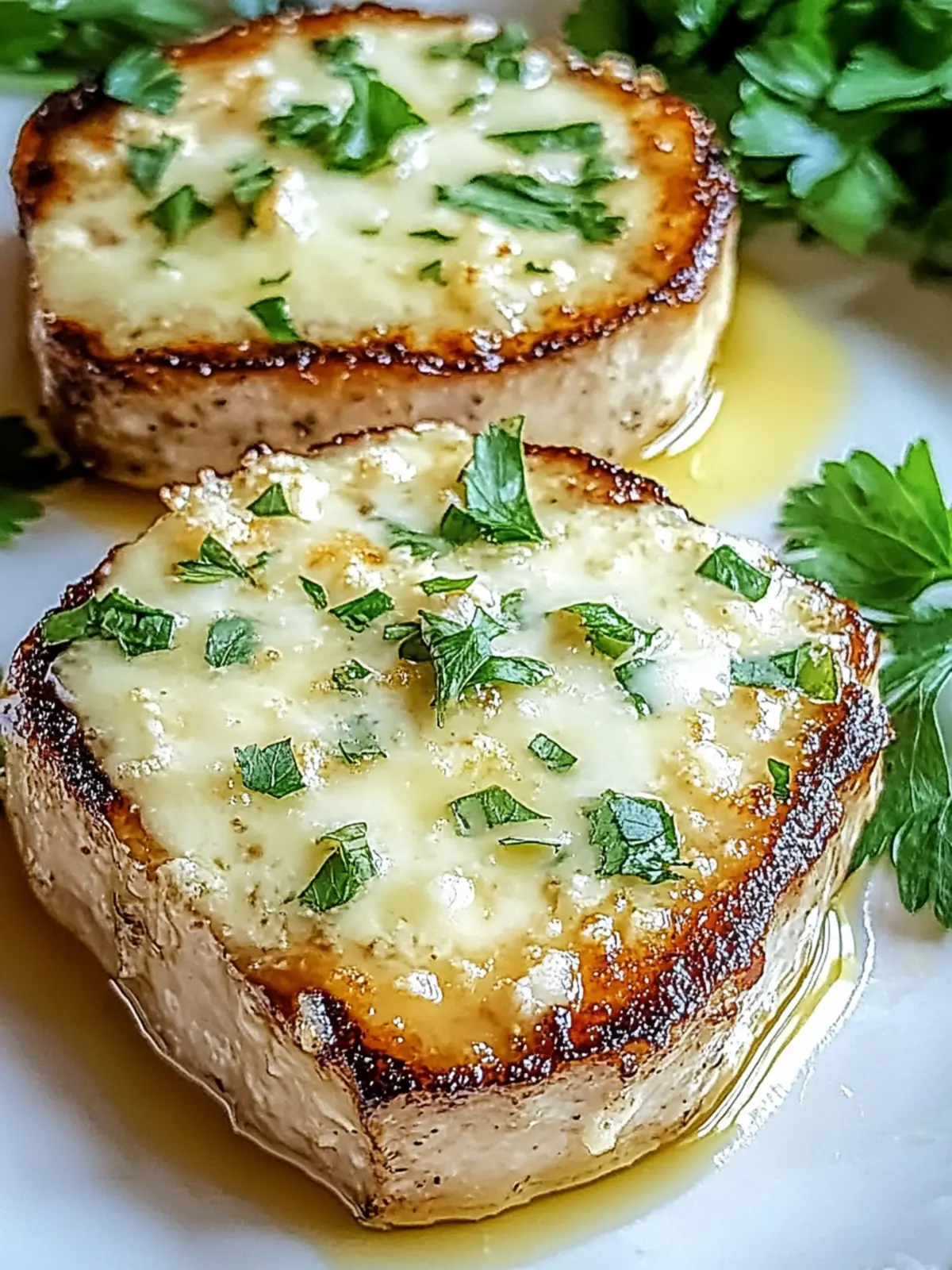 Knoblauch Parmesan Schweinekoteletts für jedes Dinner 4 Knoblauch Parmesan Schweinekoteletts