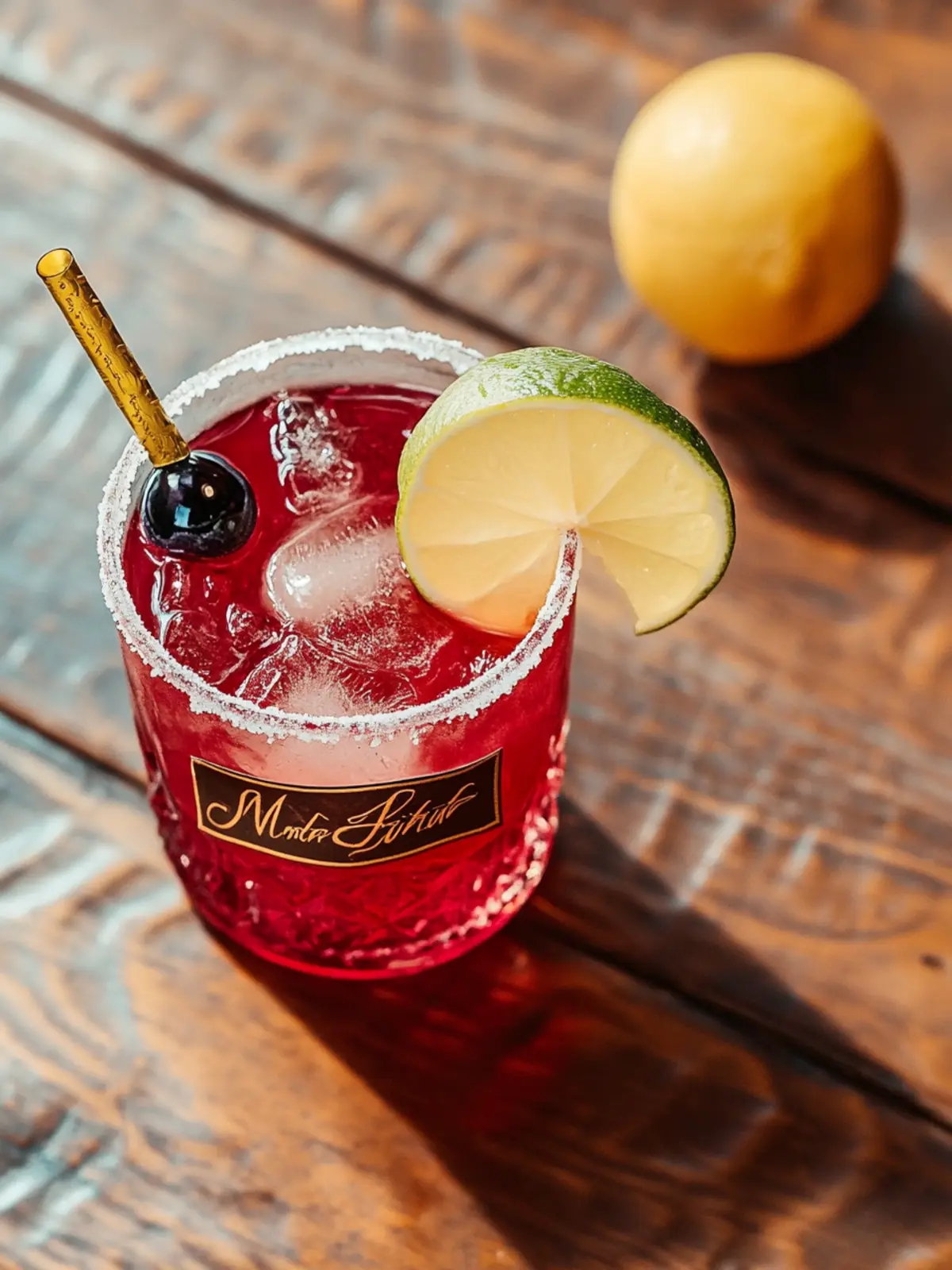 Winter Margarita mit würzigem Cranberry-Sirup 2 Winter Margarita