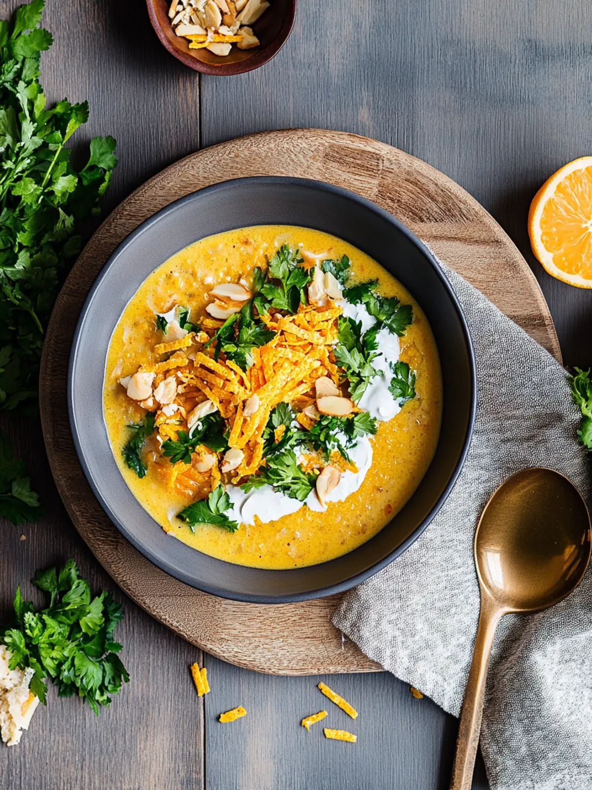 Brokkolisuppe mit Cheddar für jeden Abend 3 Brokkolisuppe mit Cheddar